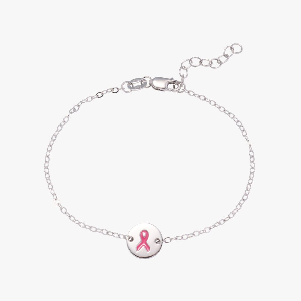 Breast Cancer Story Chain Bracelet