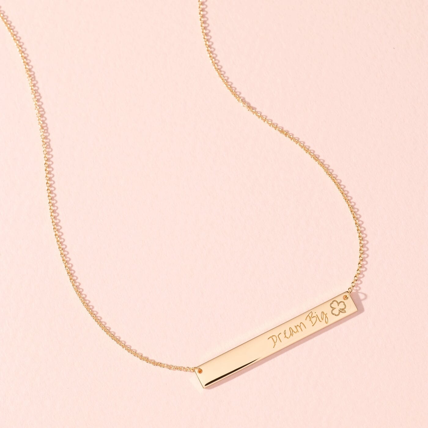 Laxachusetts Dream Big Skinny Bar Necklace