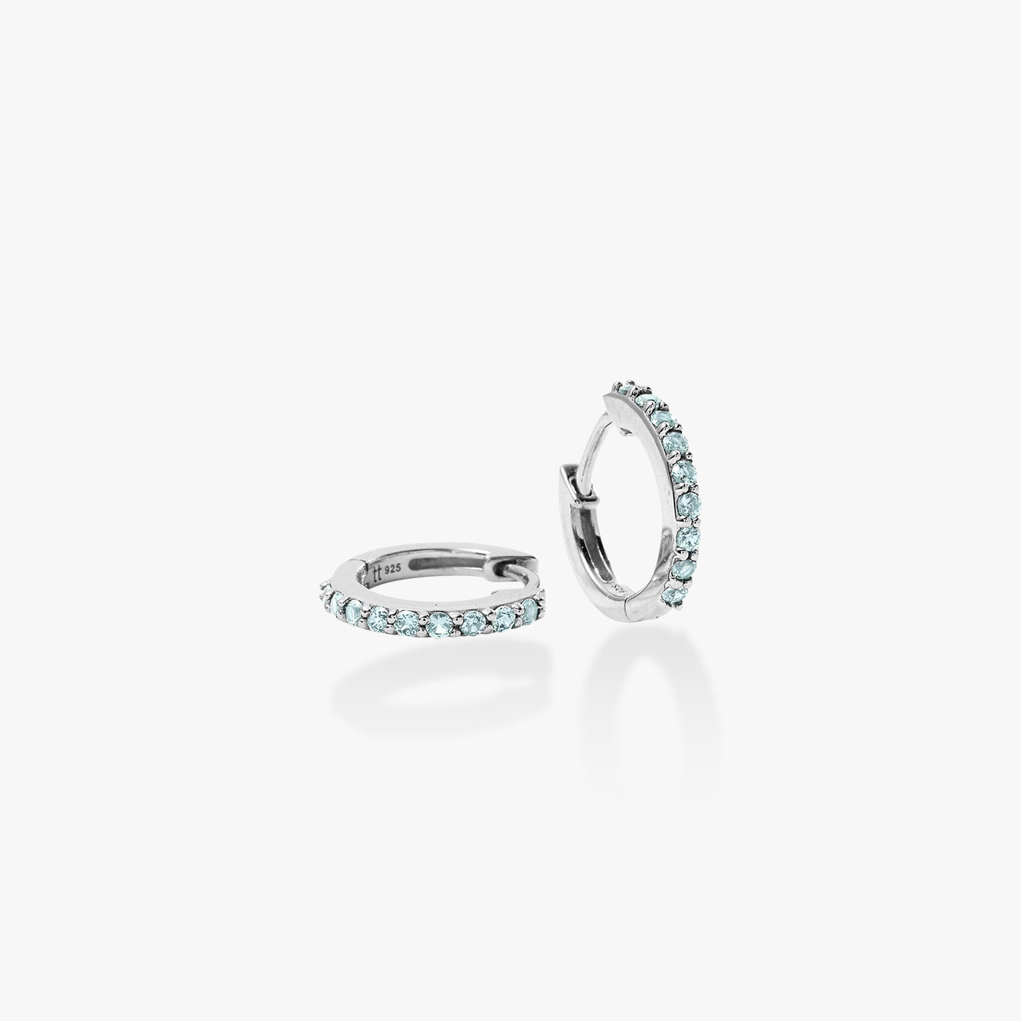 Birthstone Huggie Earrings
