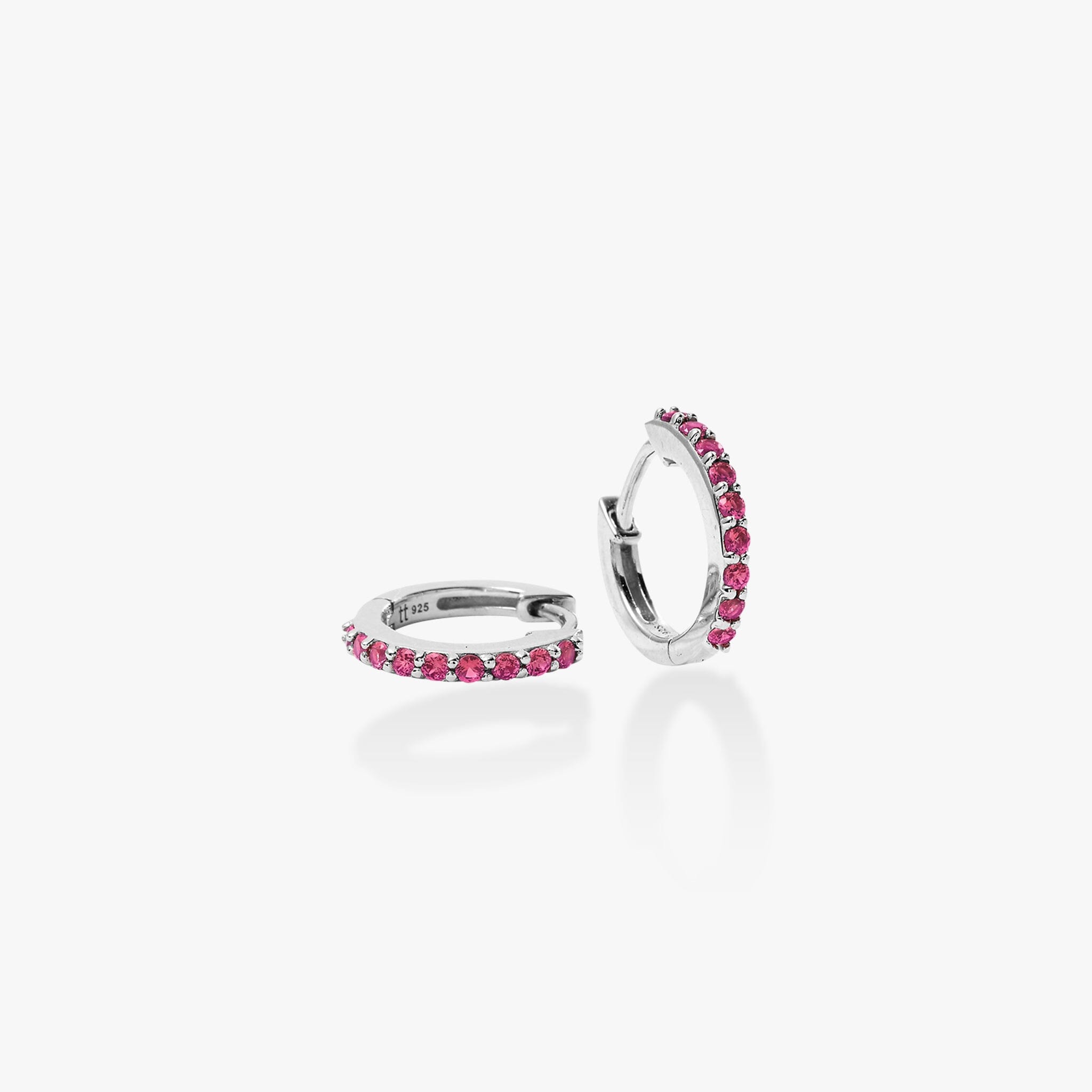 Birthstone Huggie Earrings