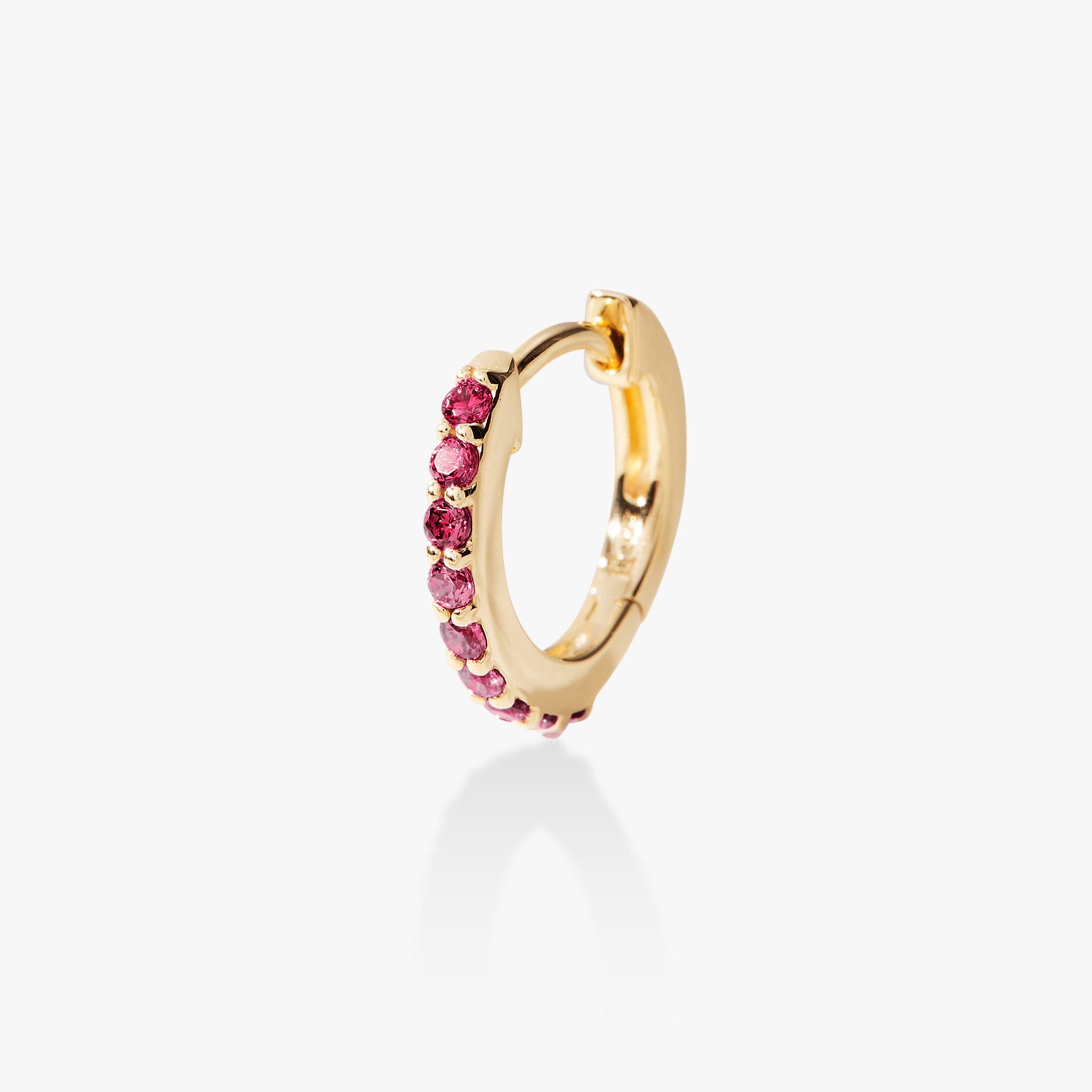 Birthstone Huggie Earrings