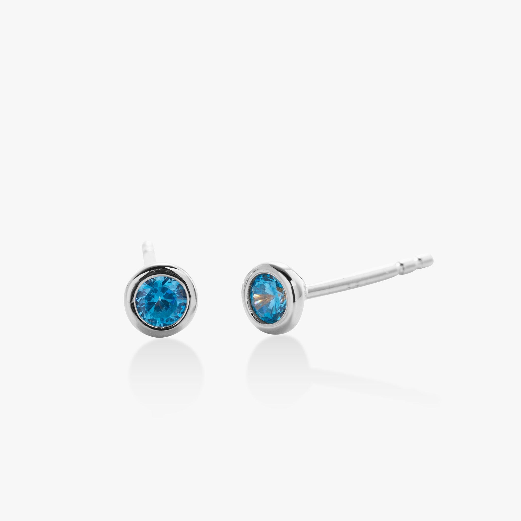 Birthstone Stud Earrings