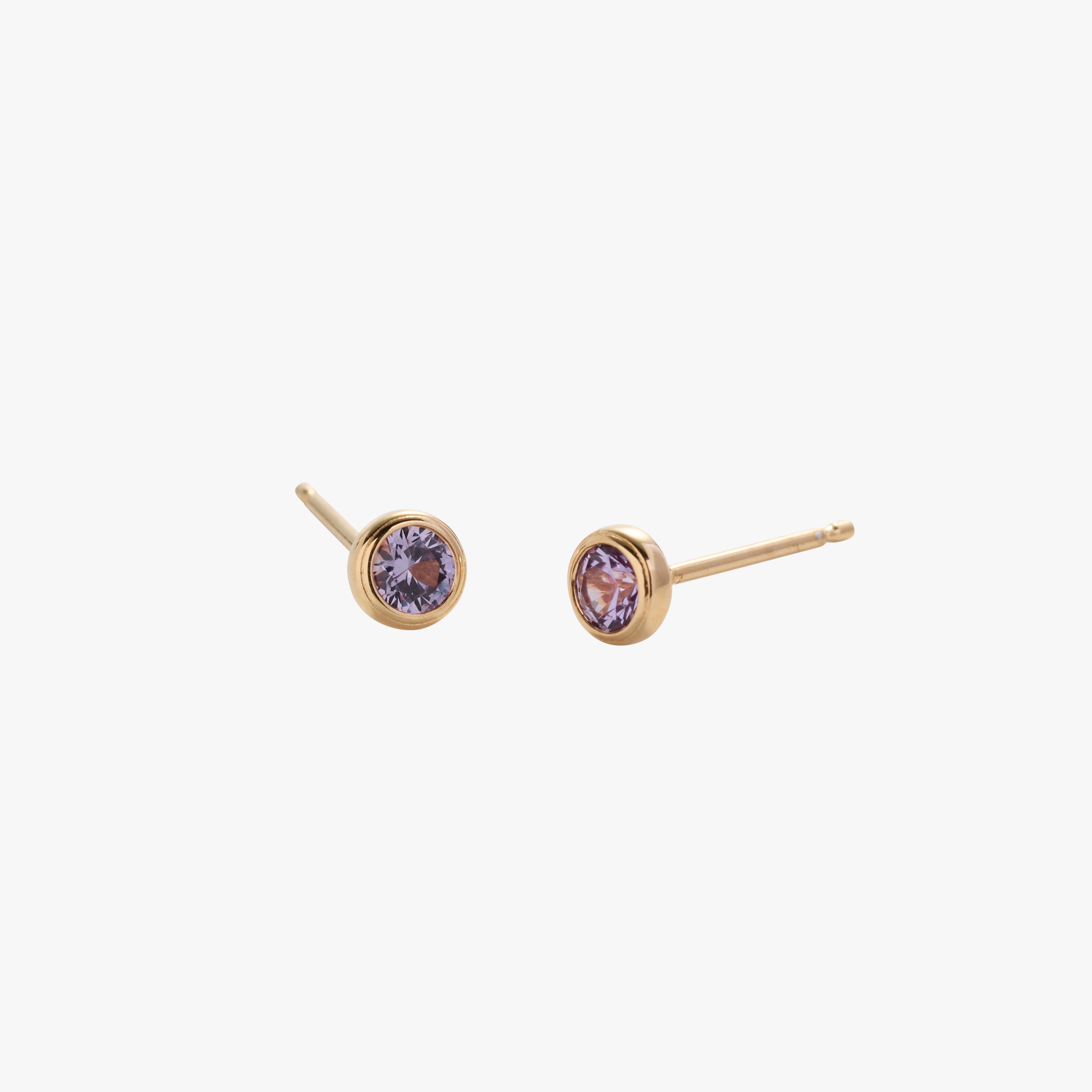 Birthstone Stud Earrings
