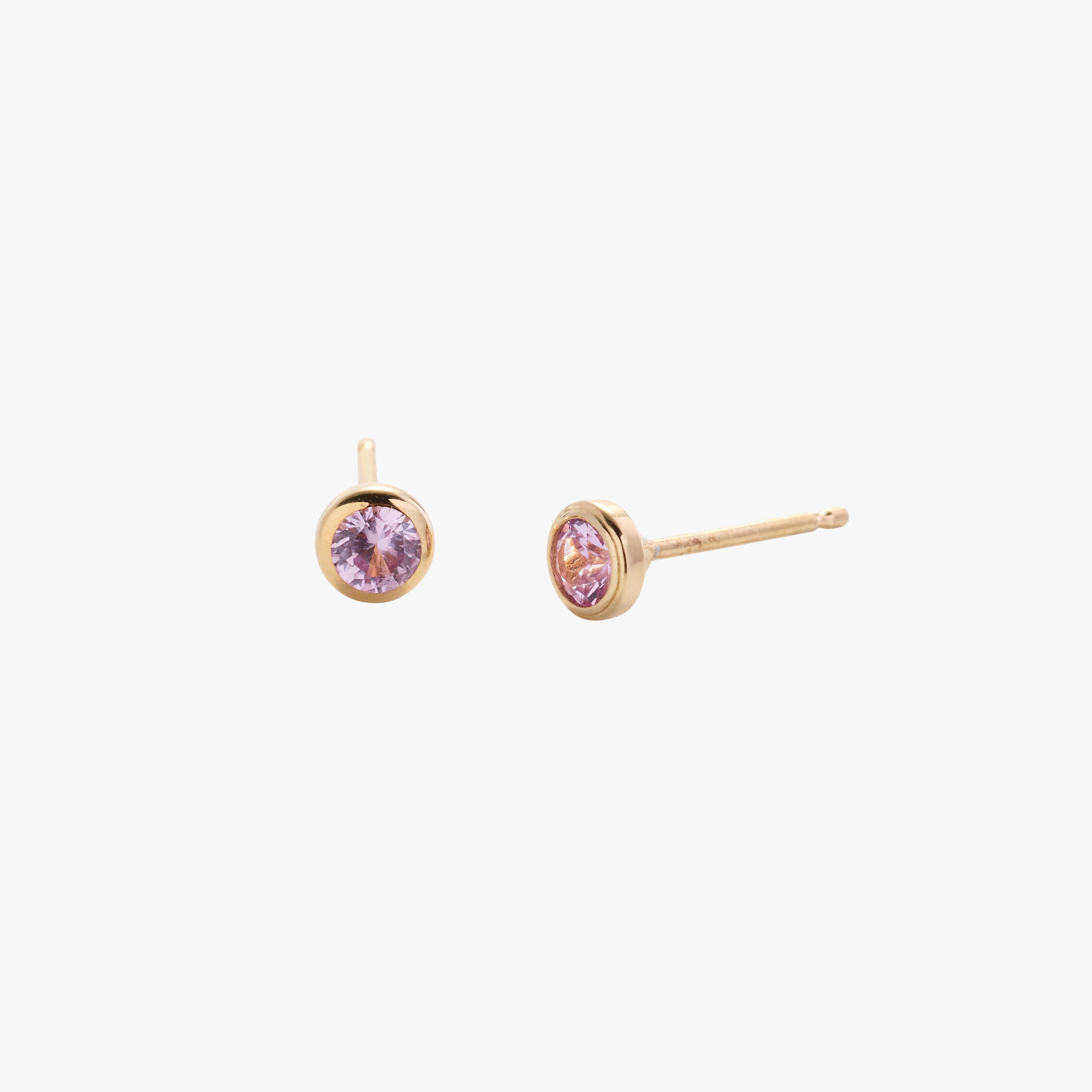 Birthstone Stud Earrings
