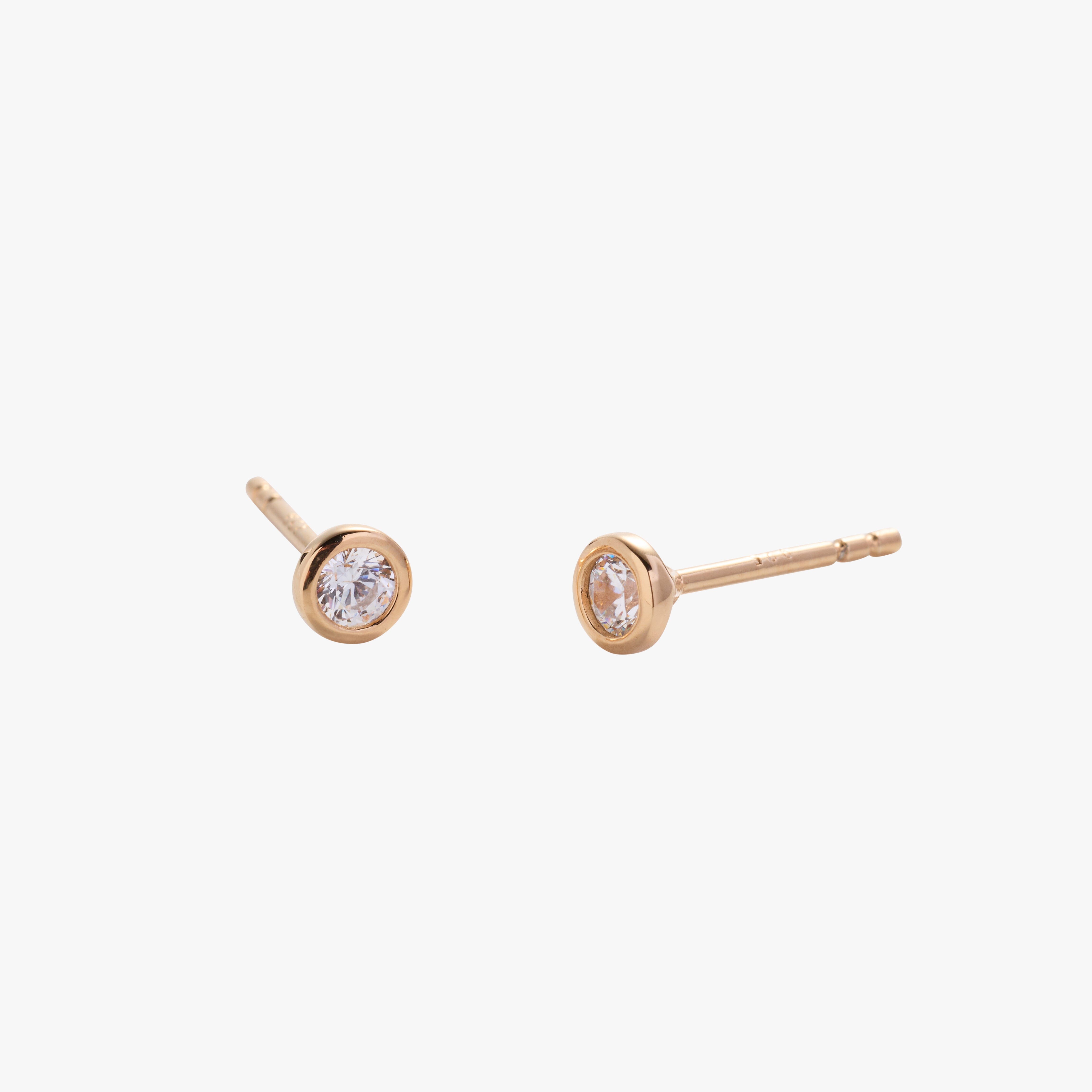 Birthstone Stud Earrings