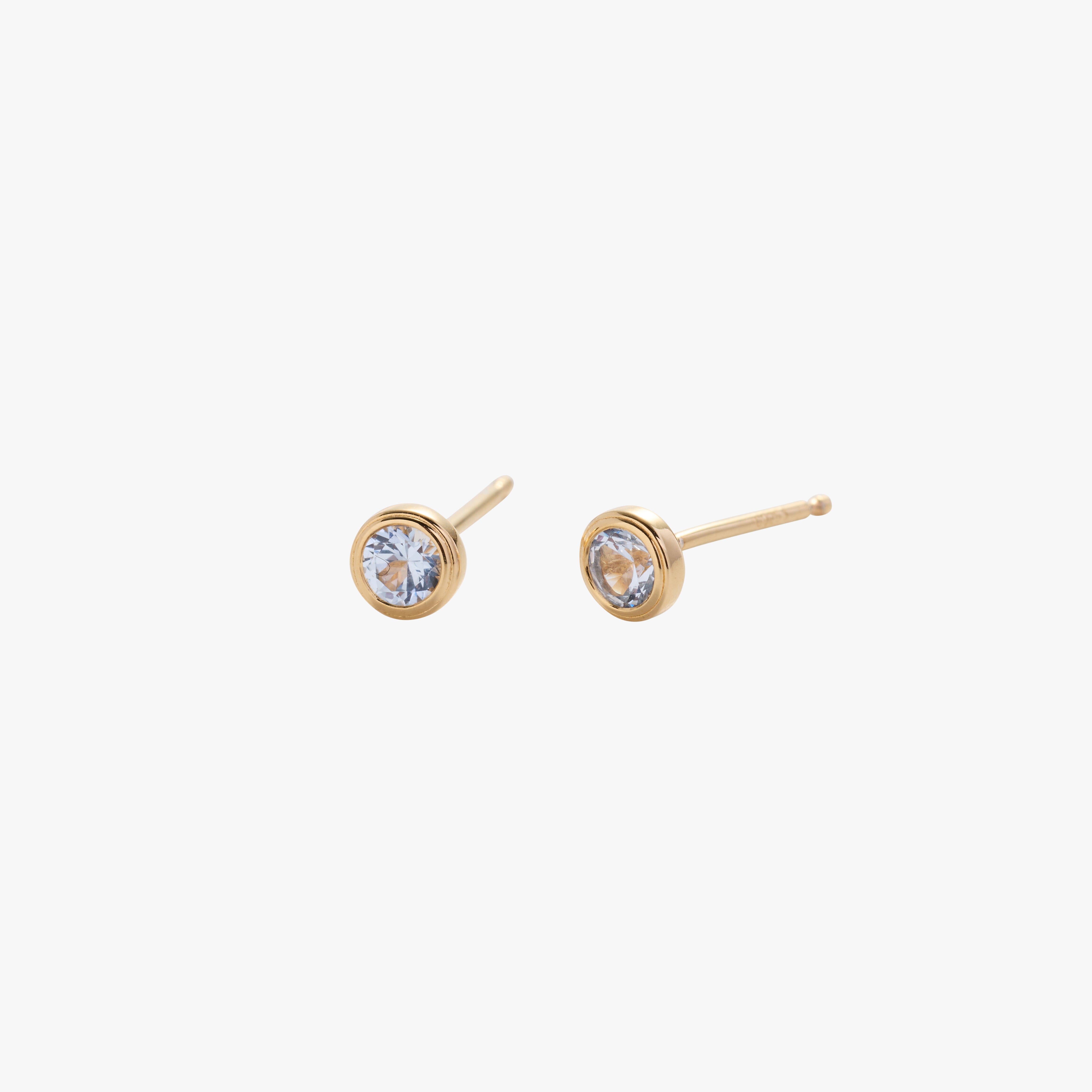 Birthstone Stud Earrings