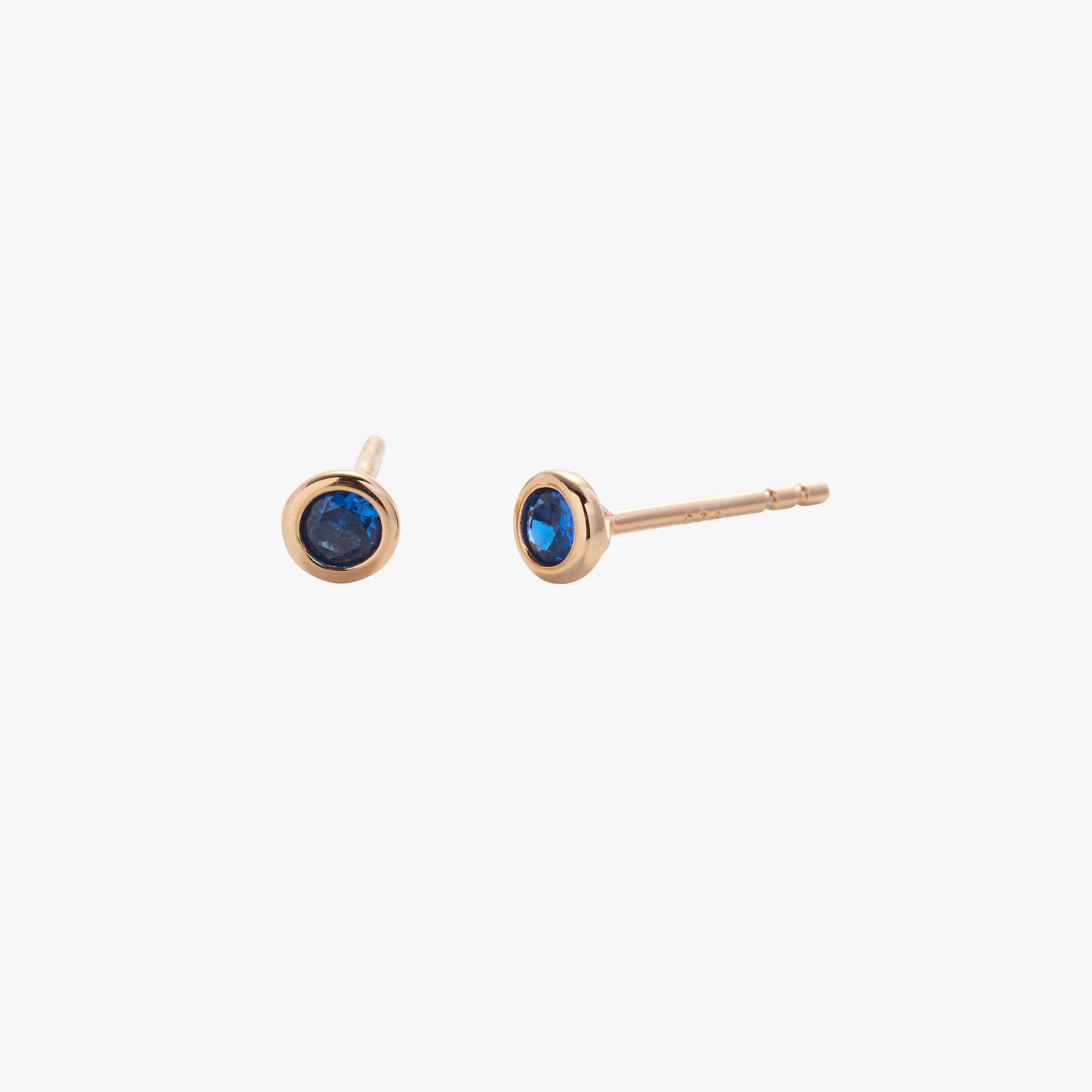 Birthstone Stud Earrings