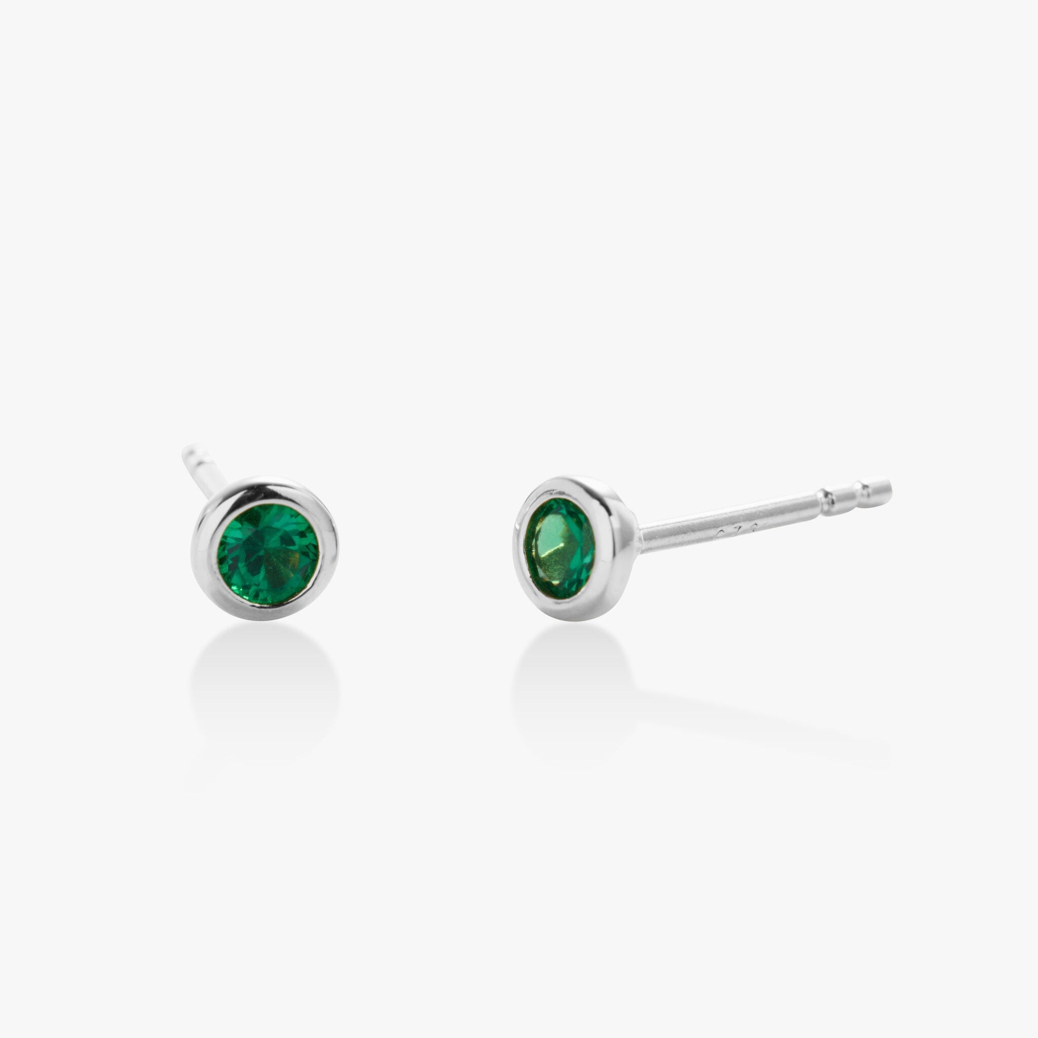 Birthstone Stud Earrings