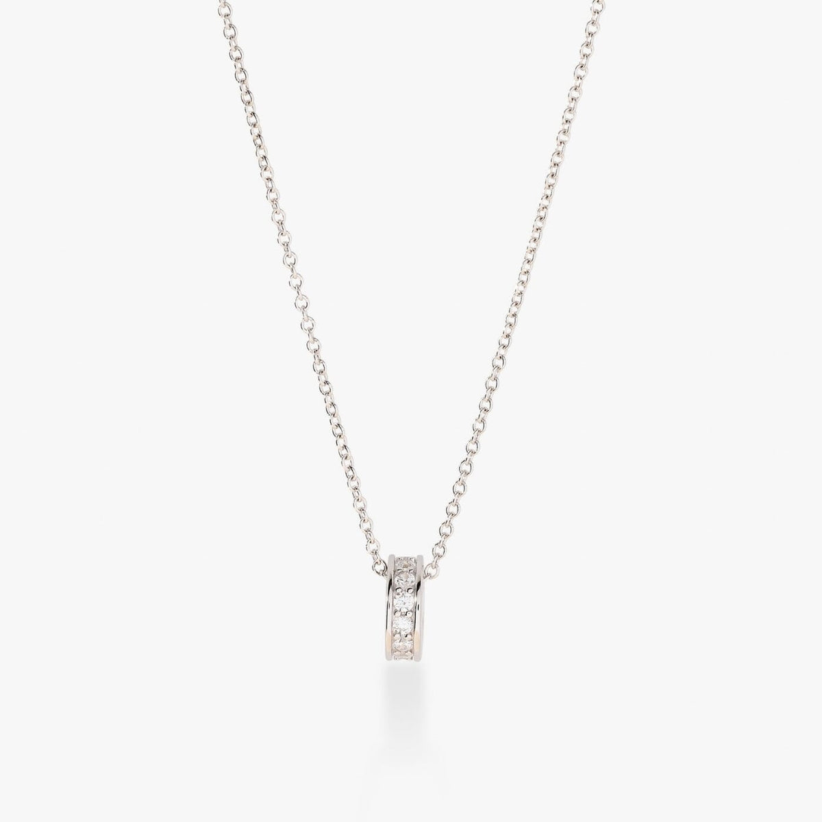 Birthstone Sliding Ring Necklace