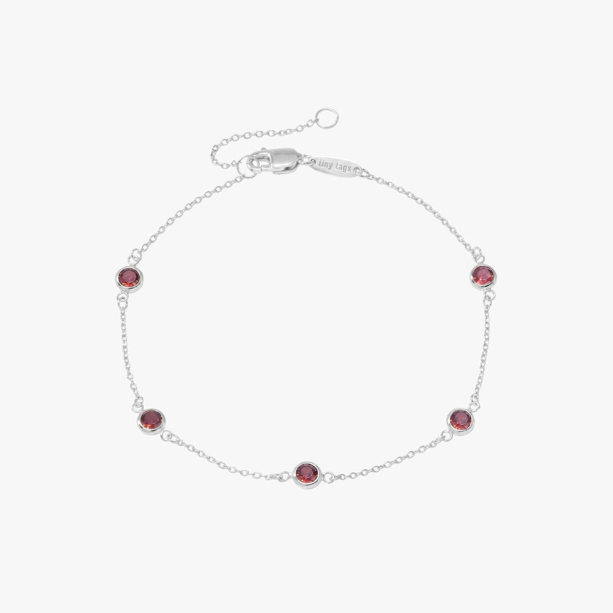 Bezel Birthstone Bracelet