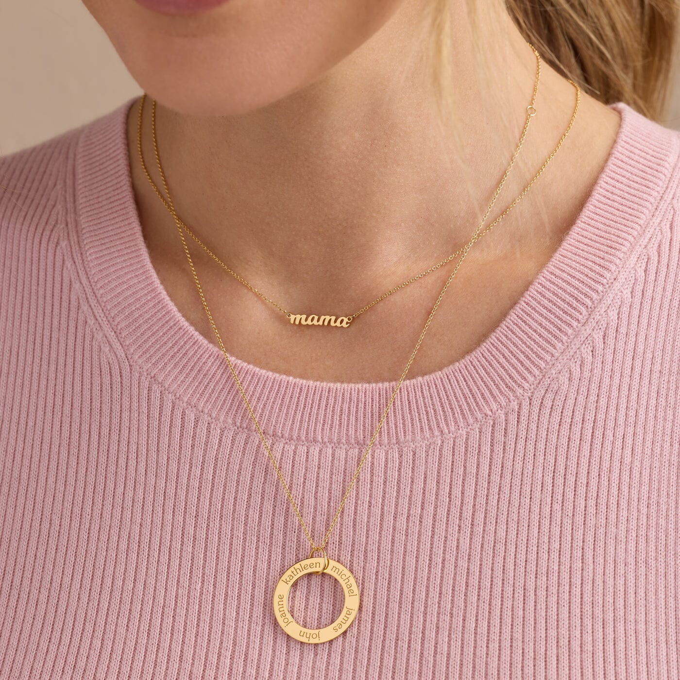 Circle Pendant Necklace