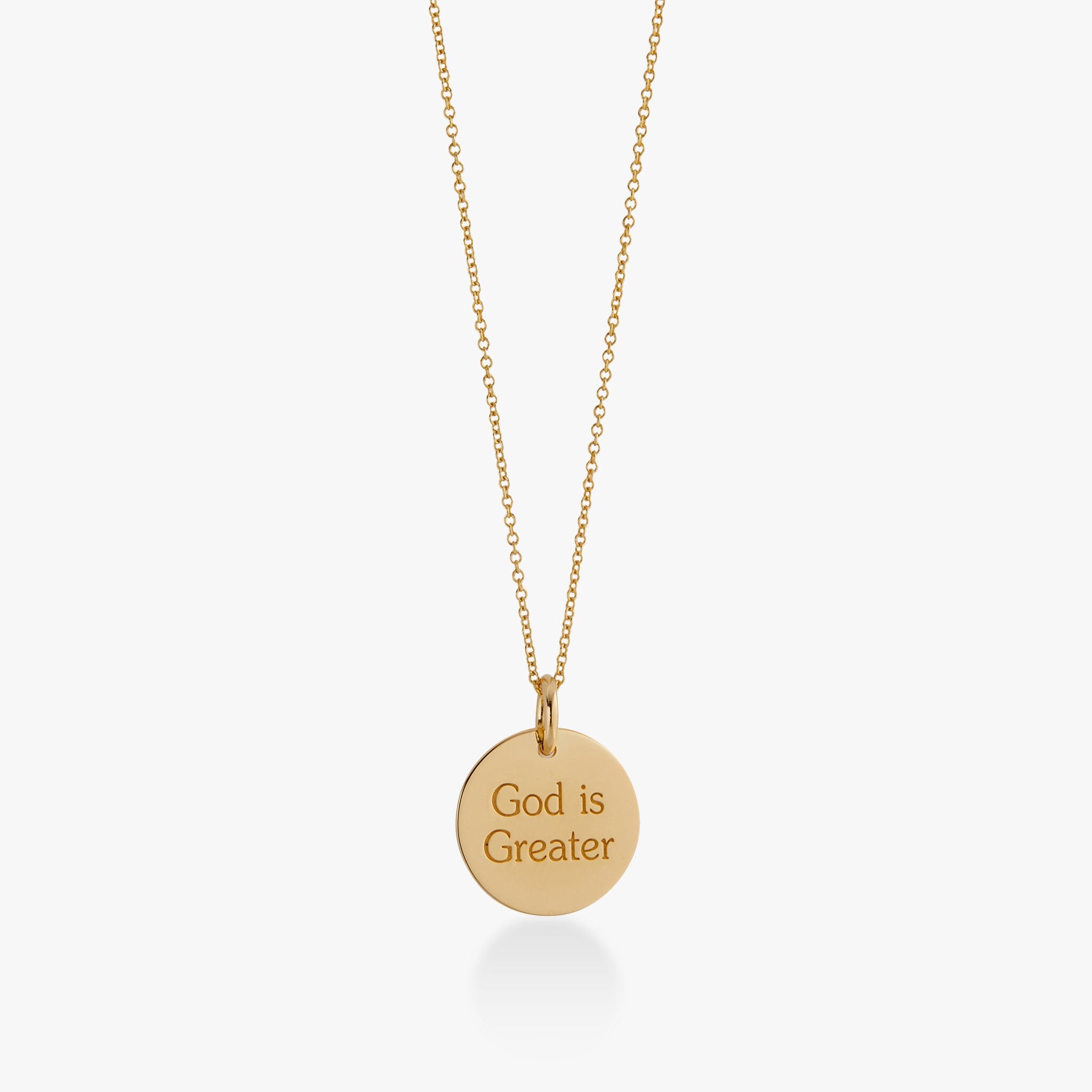 SRB God is Greater Circle Necklace