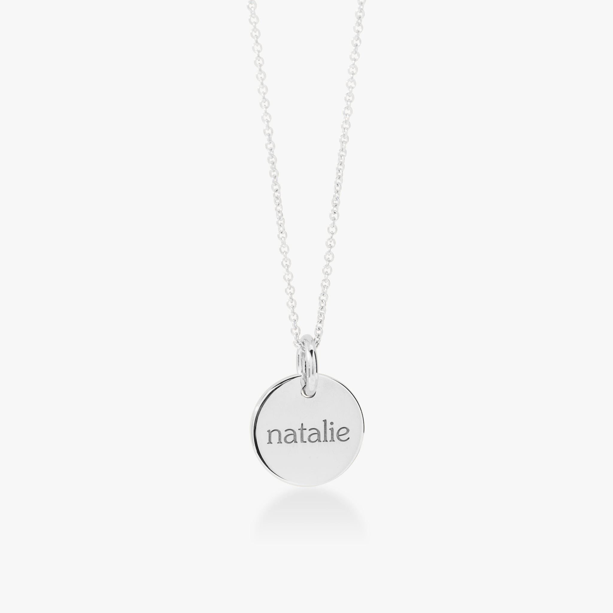 Circle Tag Necklace