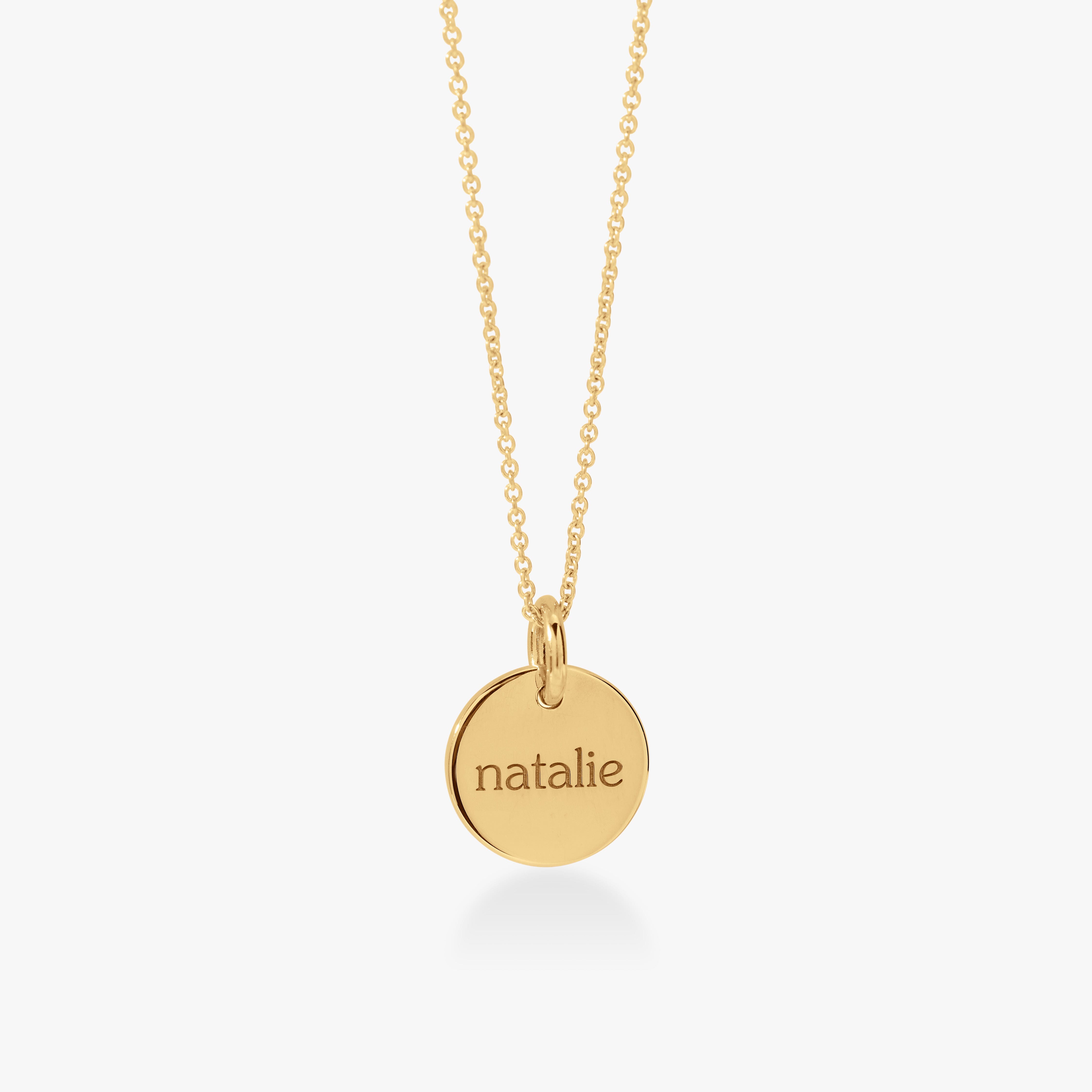 Circle Tag Necklace
