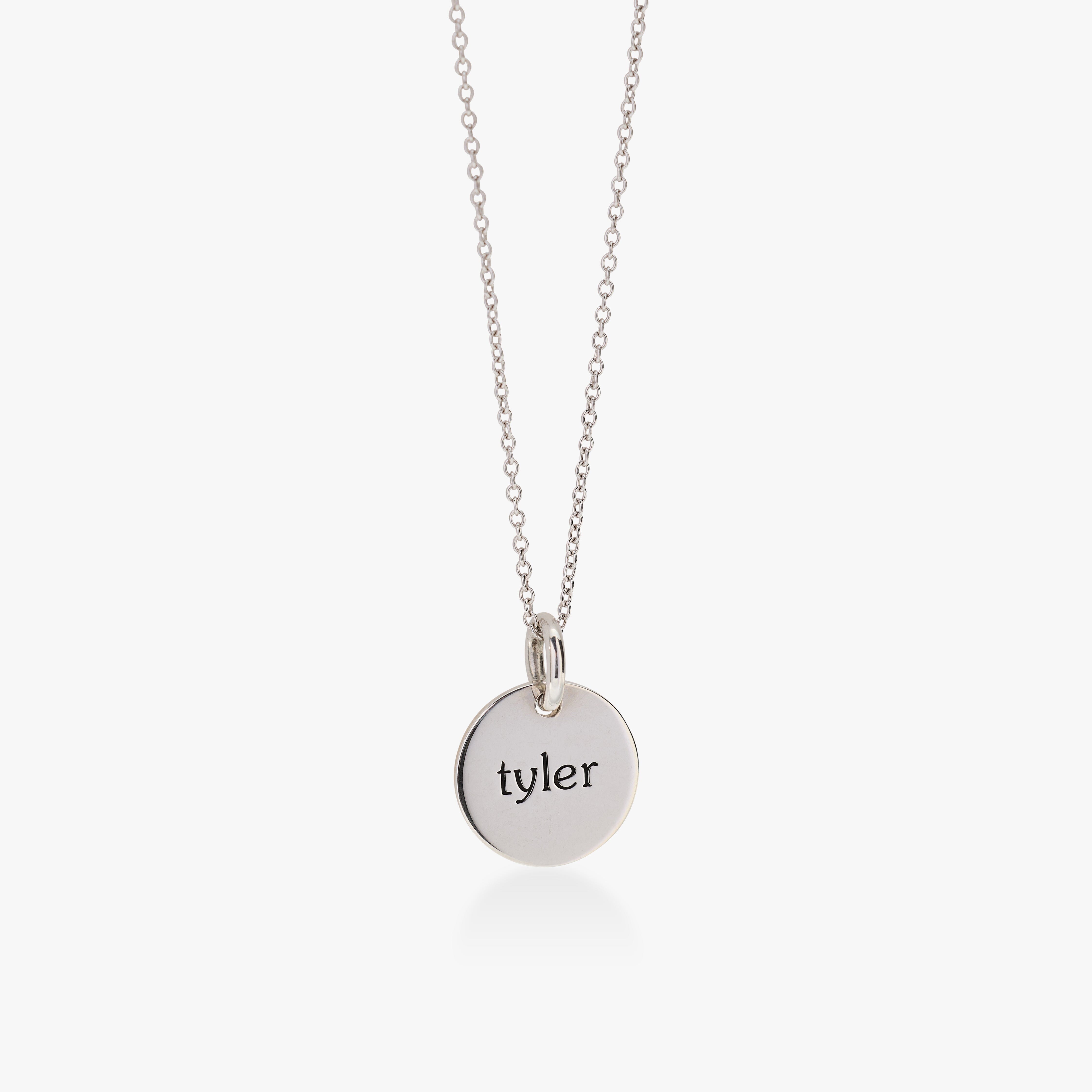 Circle Tag Necklace