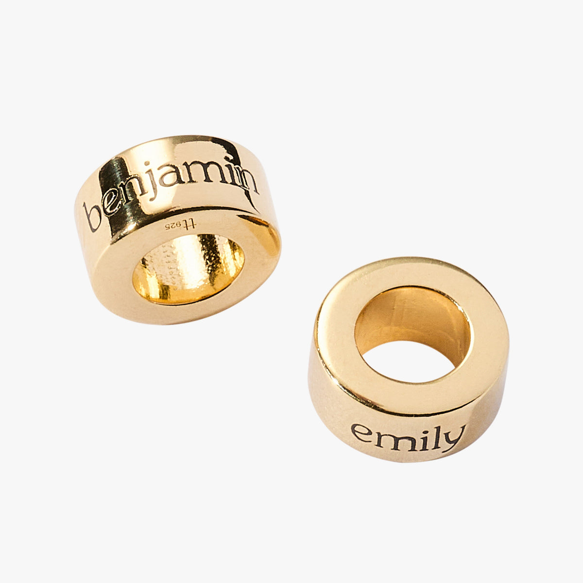 Engravable Sliding Ring Necklace