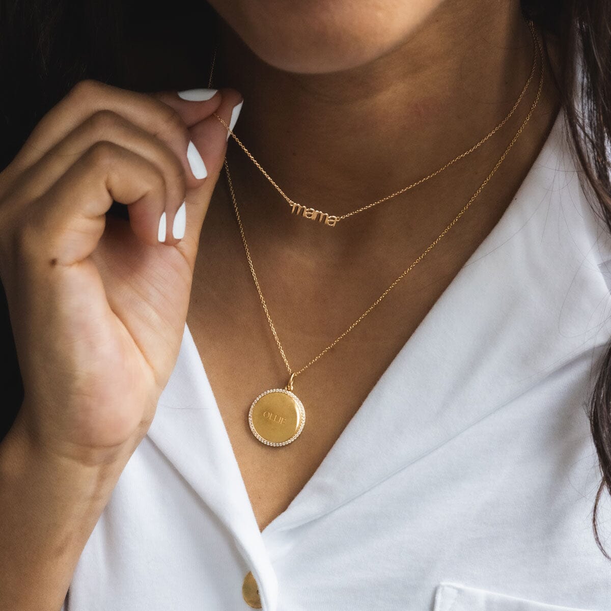 Modern Mama Nameplate - Petite Plume Collab