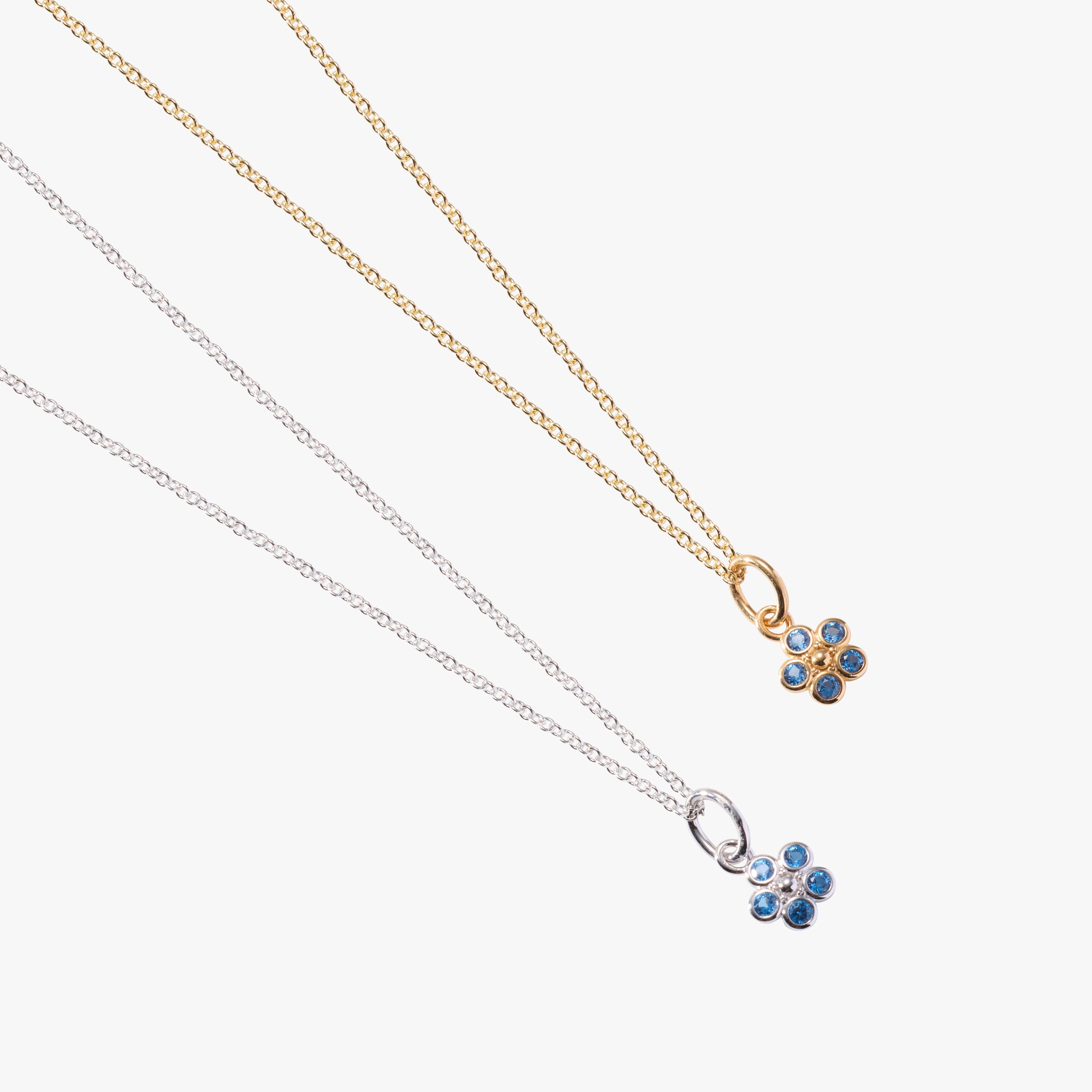 Flower Mini Charm Necklace