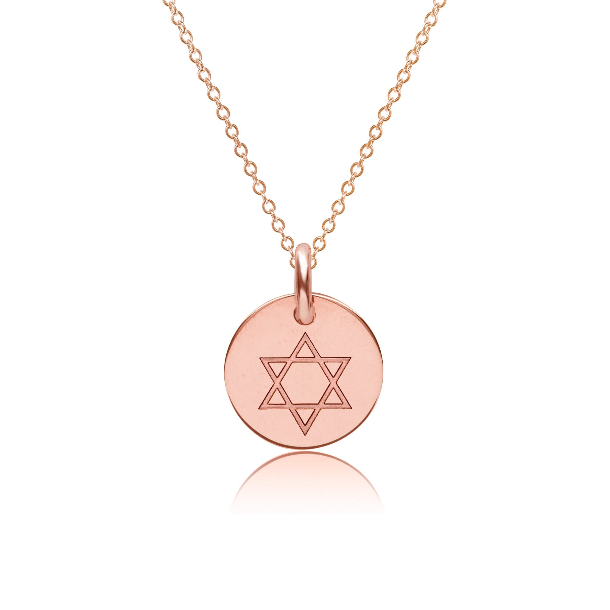 Engravable Star Of David Necklace