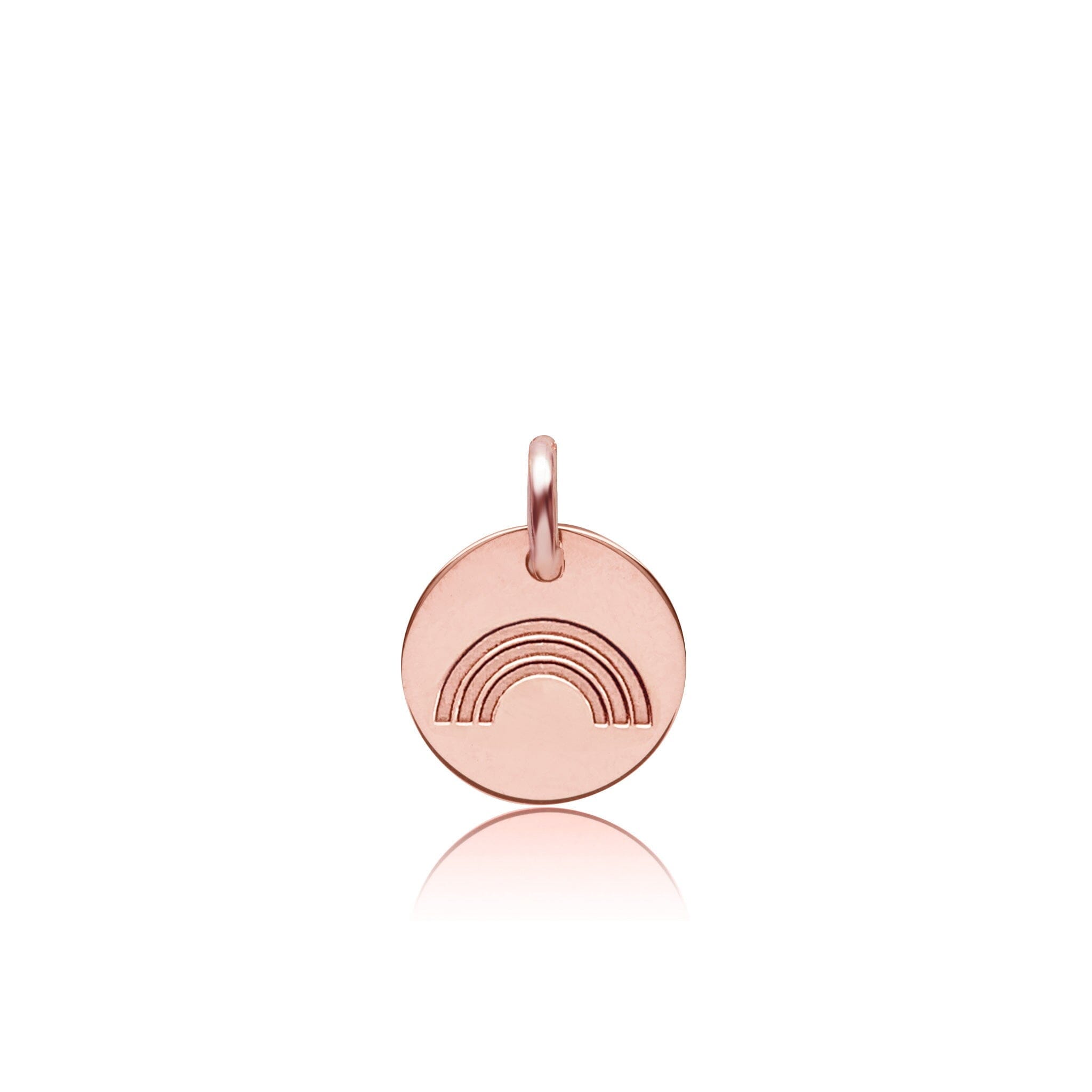 Engravable Rainbow Circle Tag