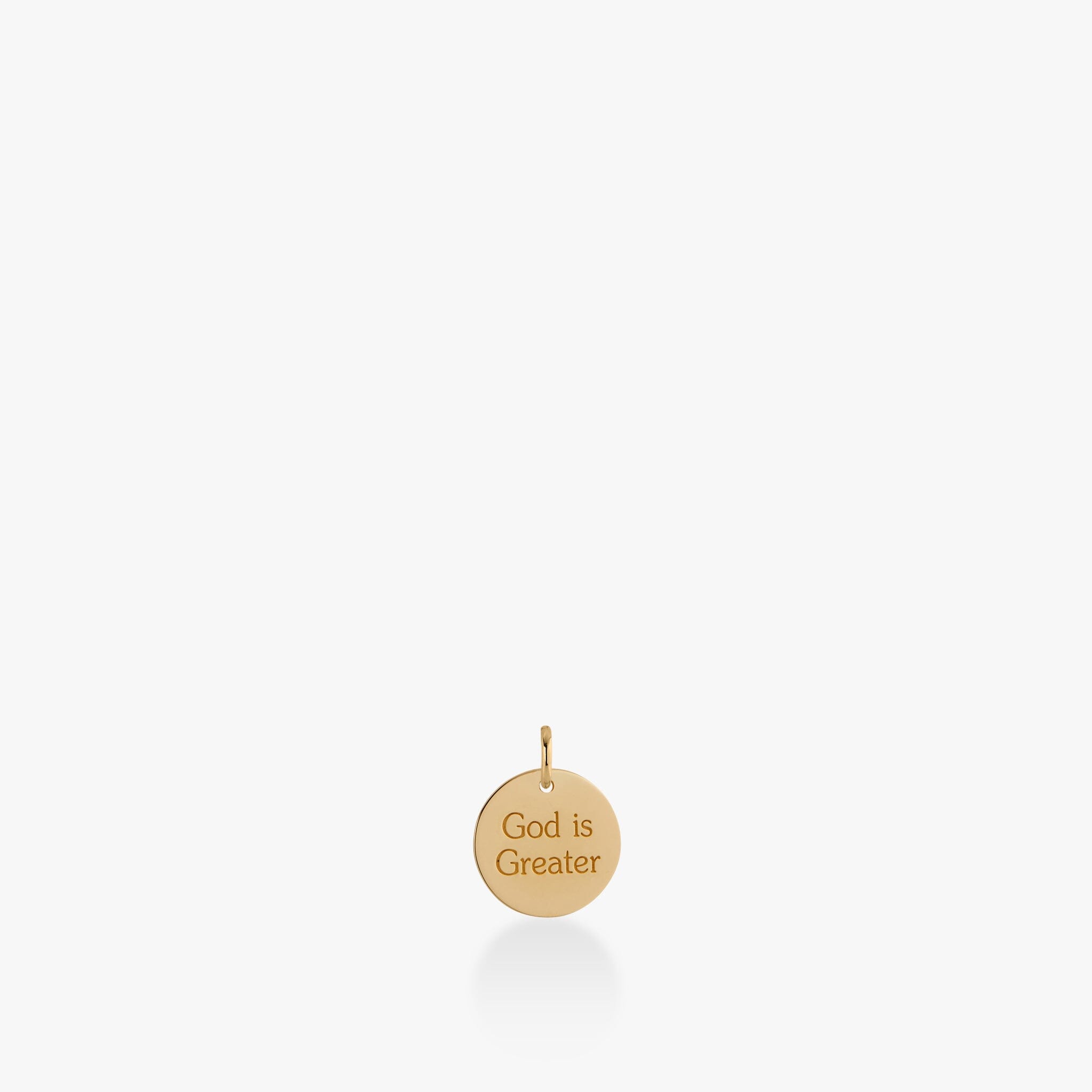 SRB God is Greater Circle Charm