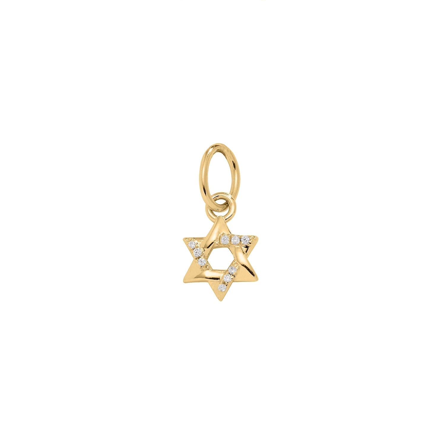 Pavé Star of David Charm