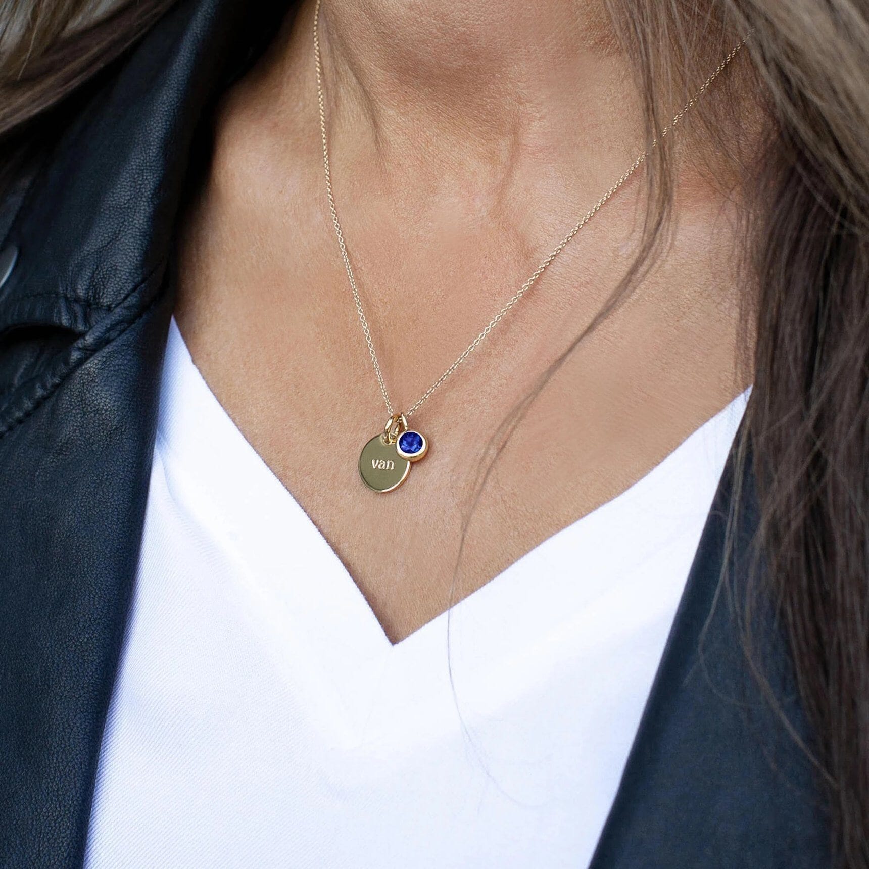 Birthstone Charm Necklace