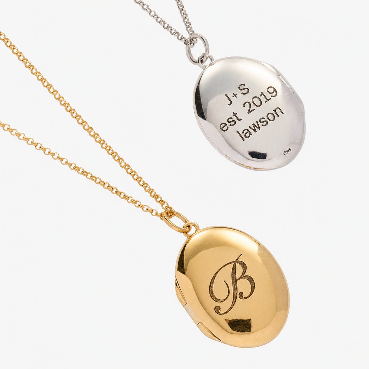 Oval Locket Necklace