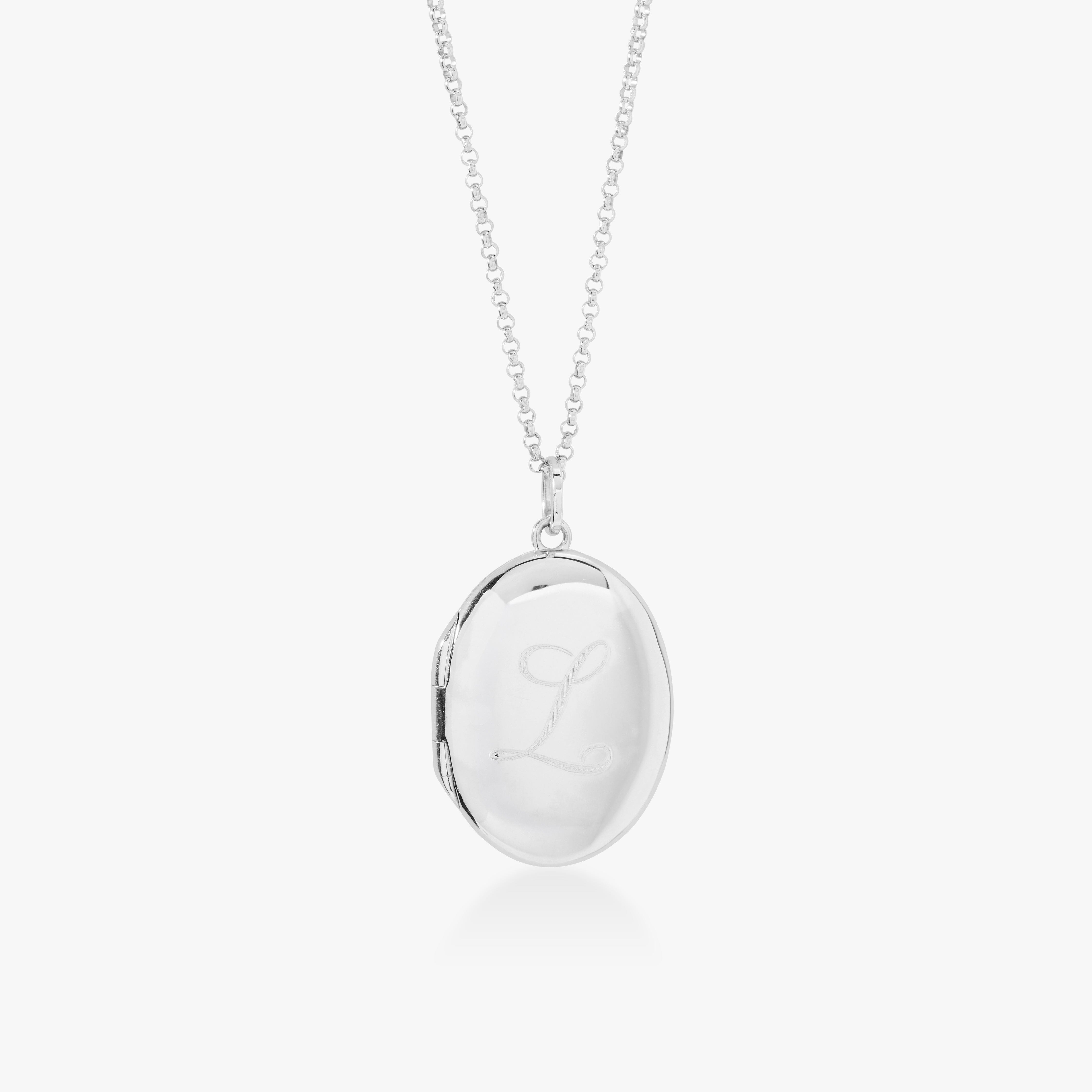 Oval Locket Necklace
