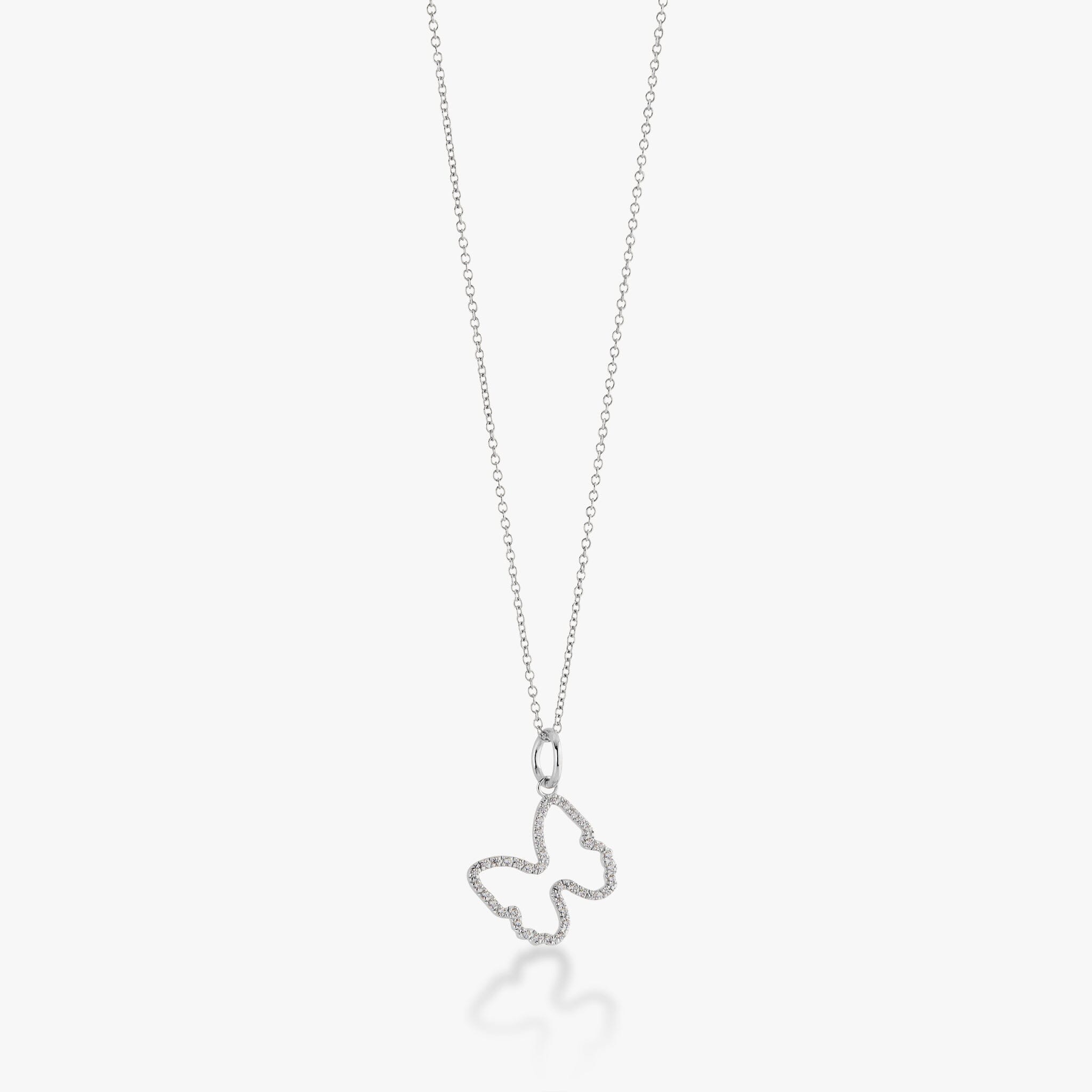 SRB Pavé Butterfly Necklace
