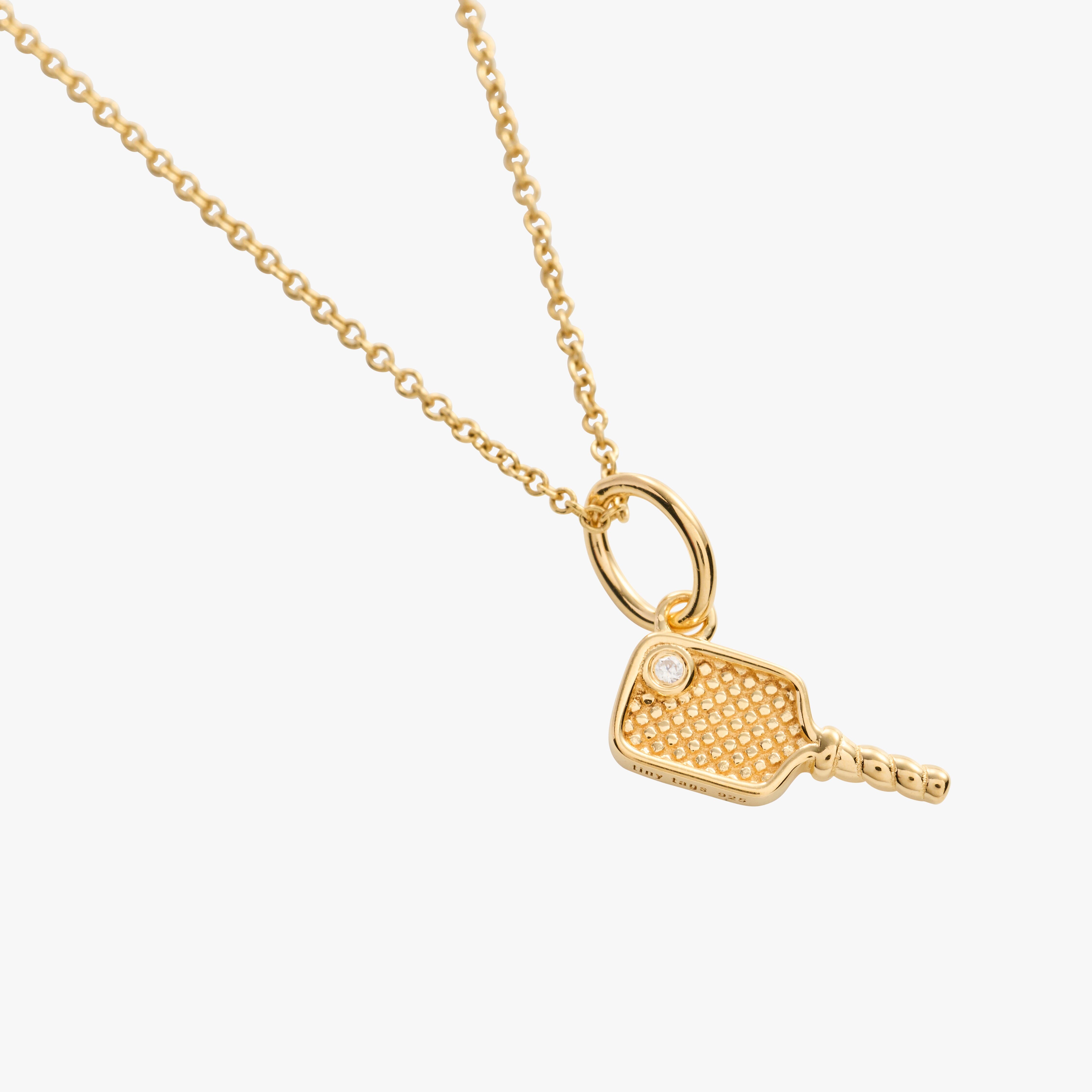 Pickleball Charm Necklace