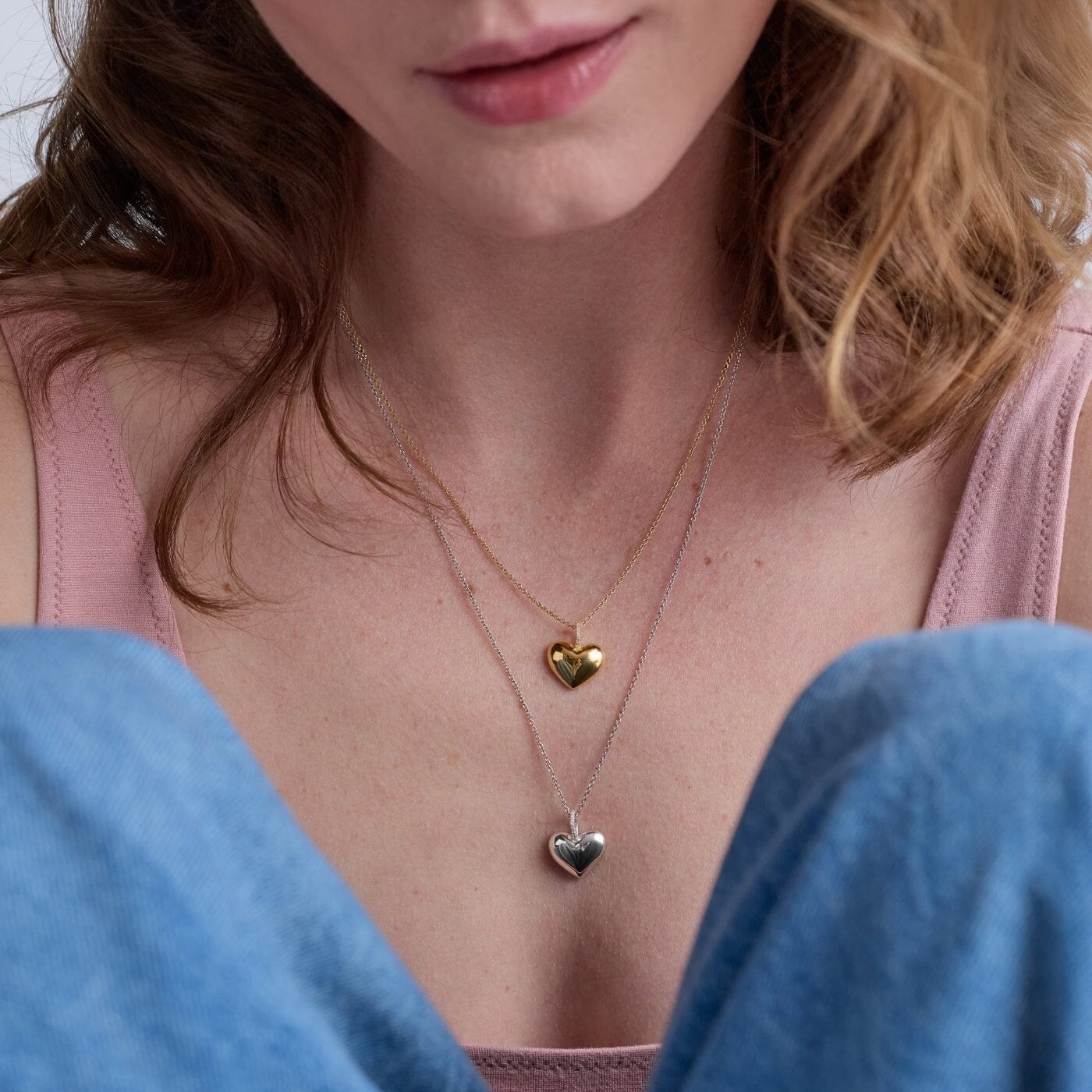 Puffy Heart Necklace