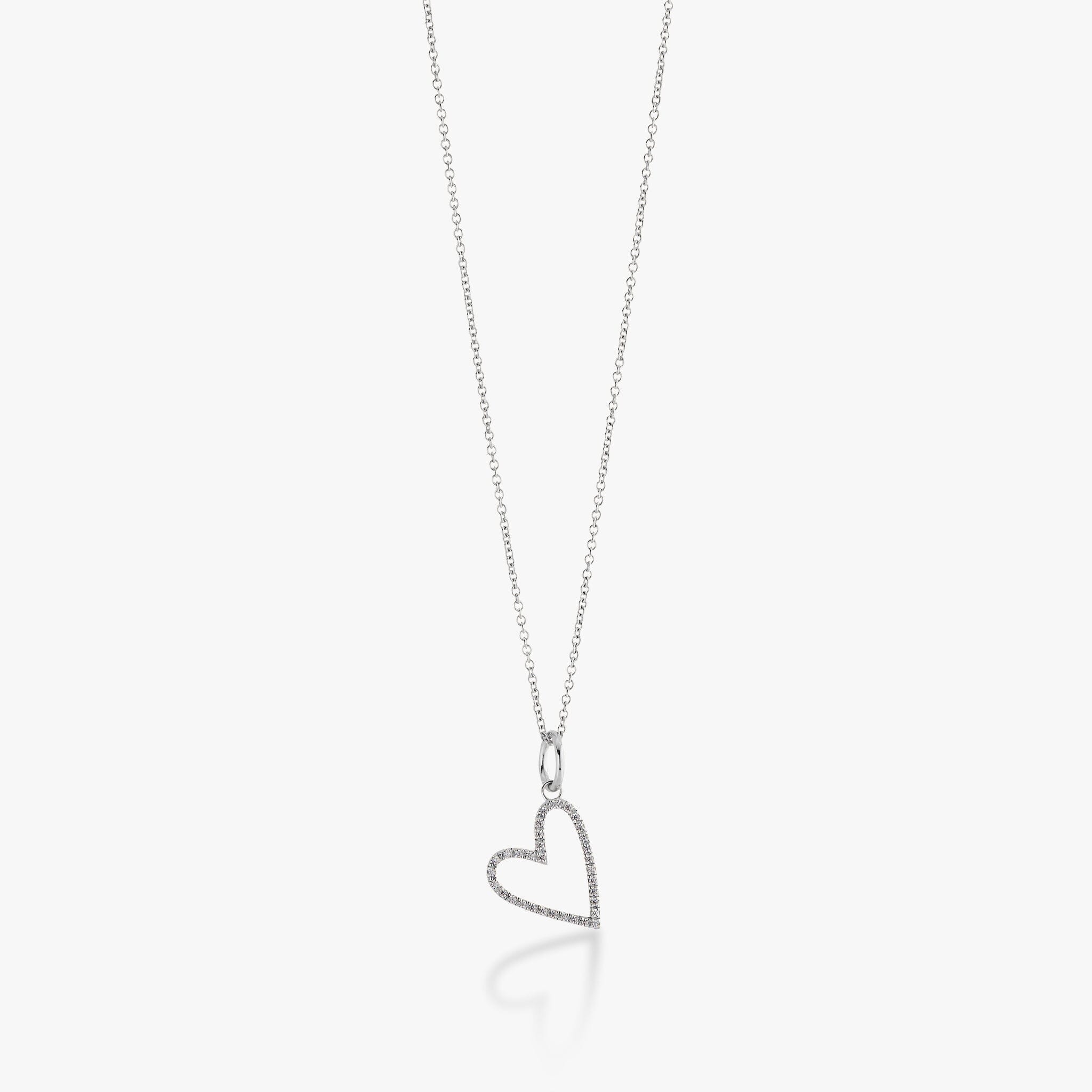 SRB Pavé Heart Necklace