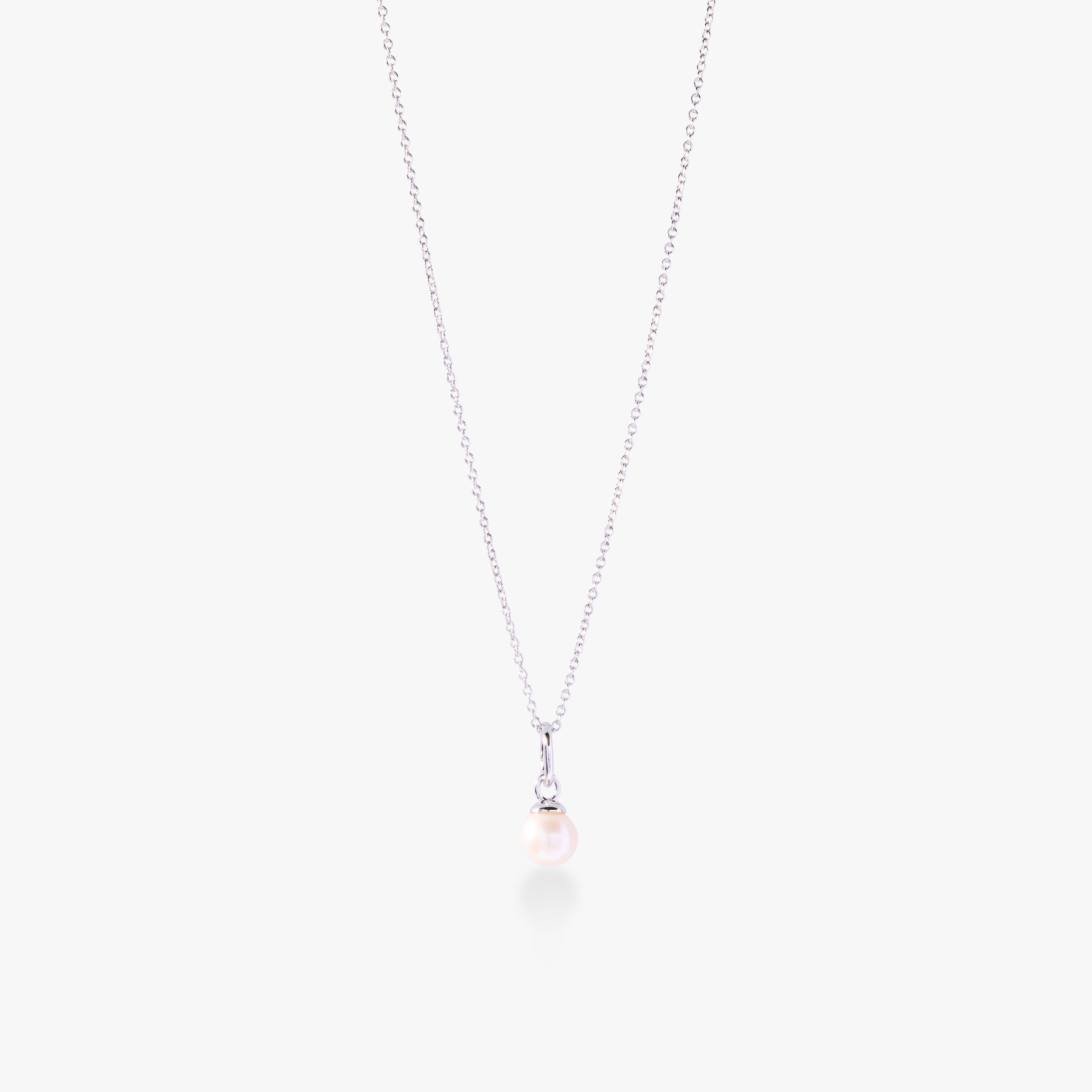 Pearl Mini Charm Necklace
