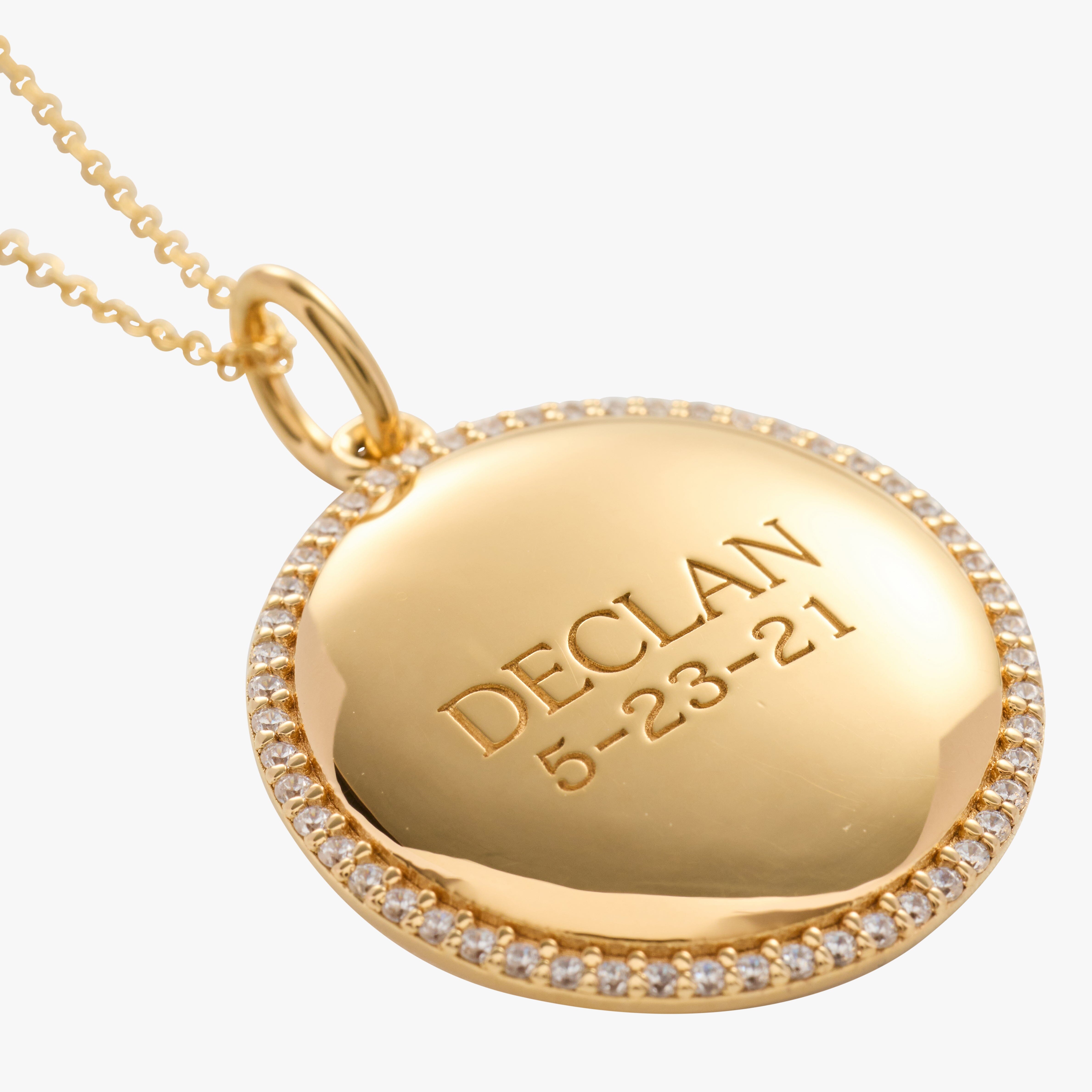 Pave Pendant Necklace