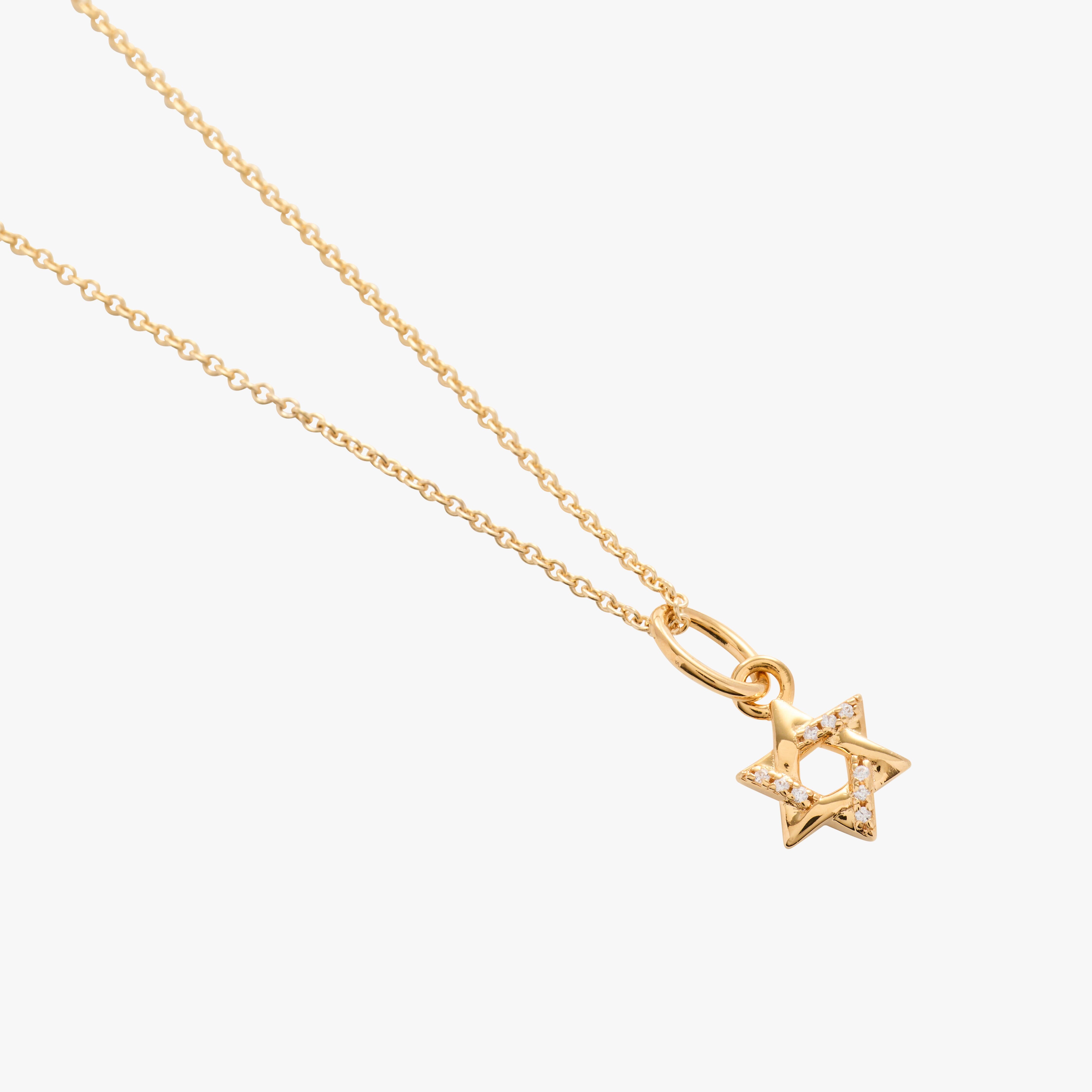 Pavé Star of David Necklace