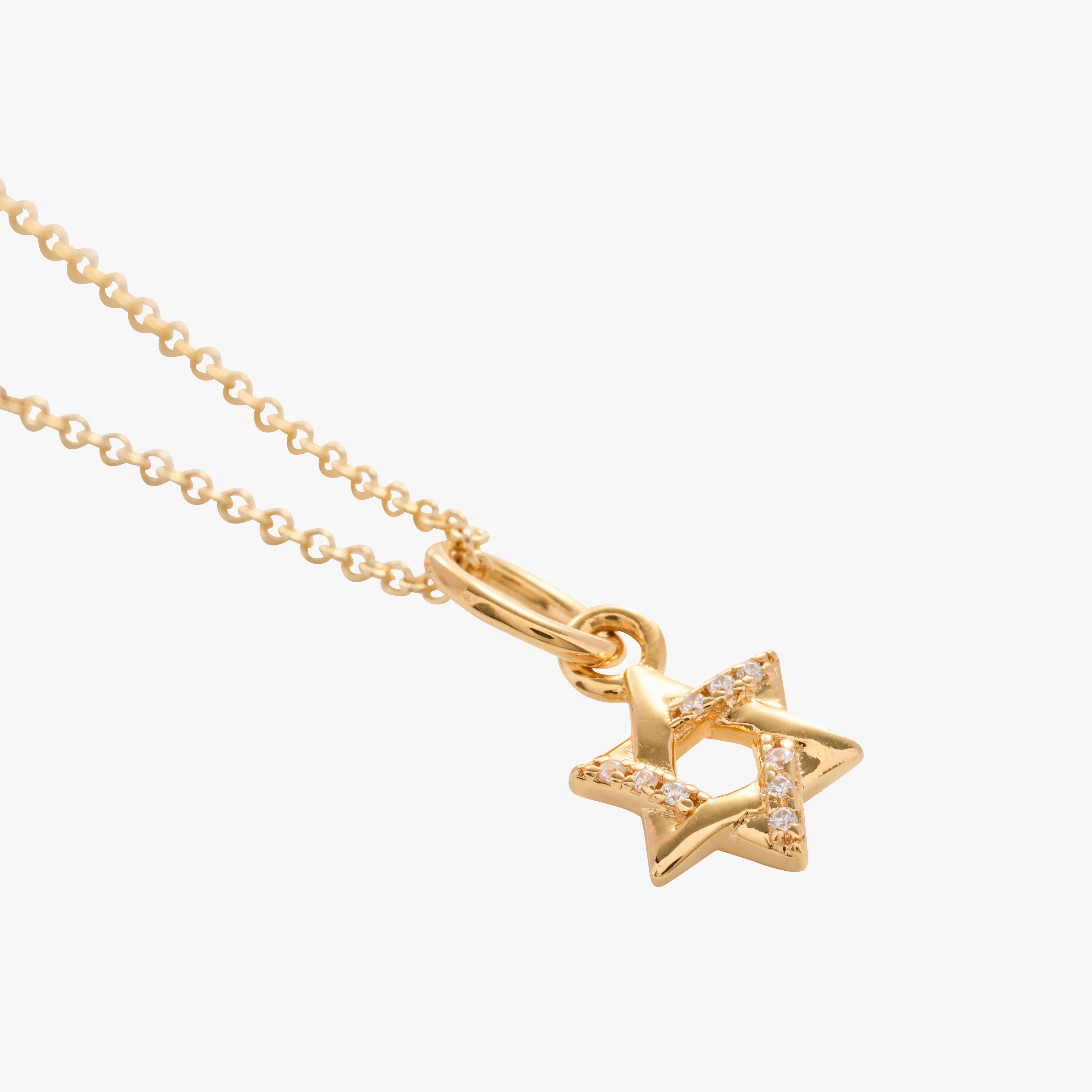 Pavé Star of David Necklace