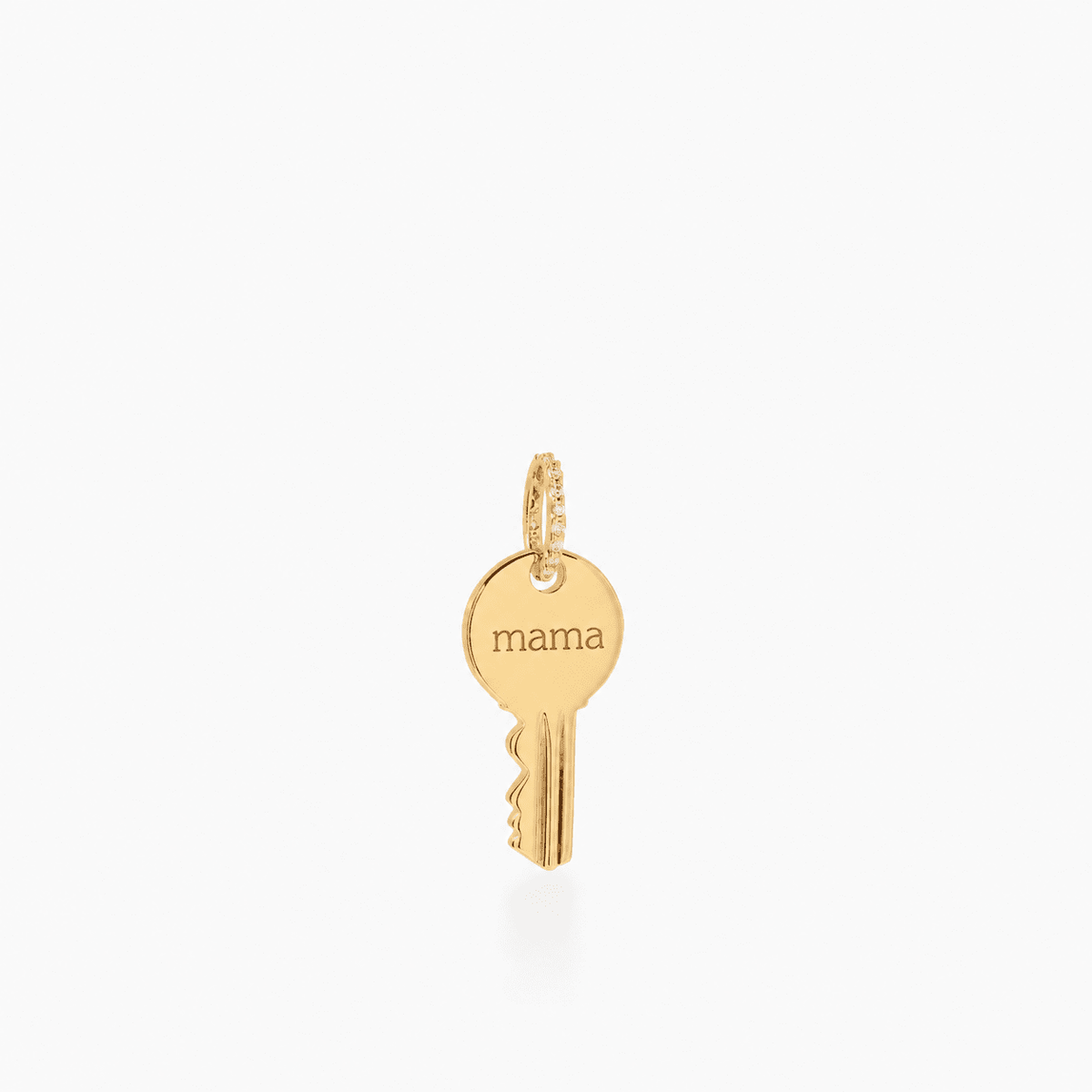 Round 'Mama' Key Charm