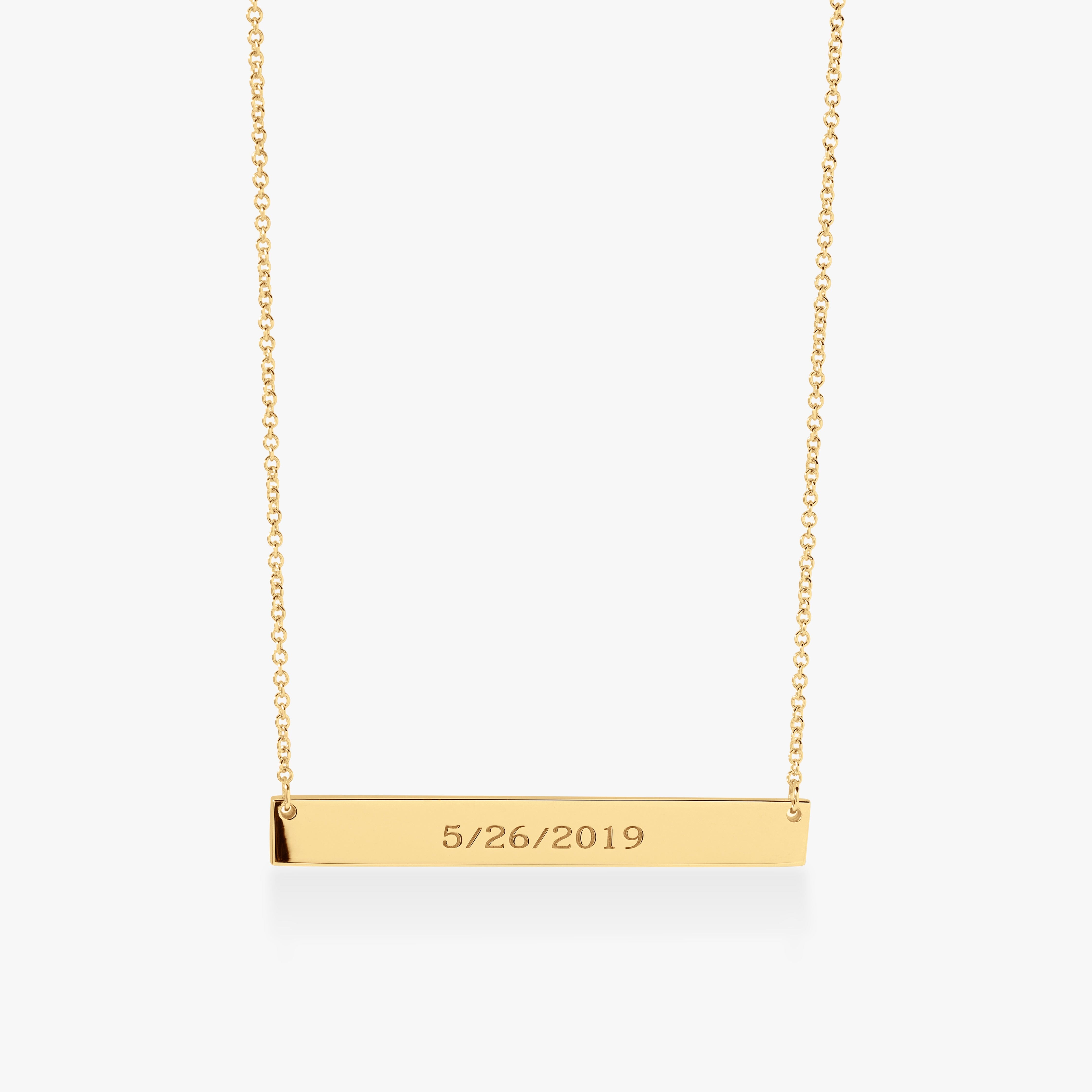 Skinny Bar Necklace