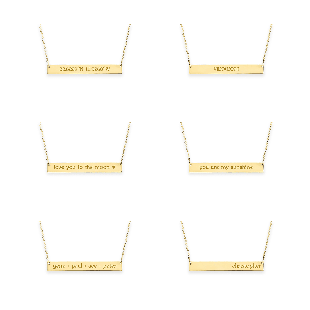 Skinny Bar Necklace