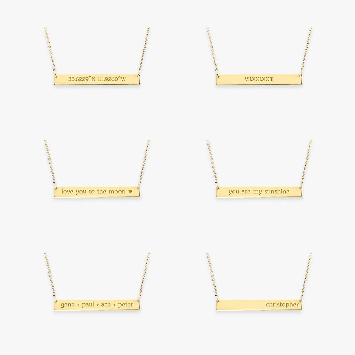 Skinny Bar Necklace