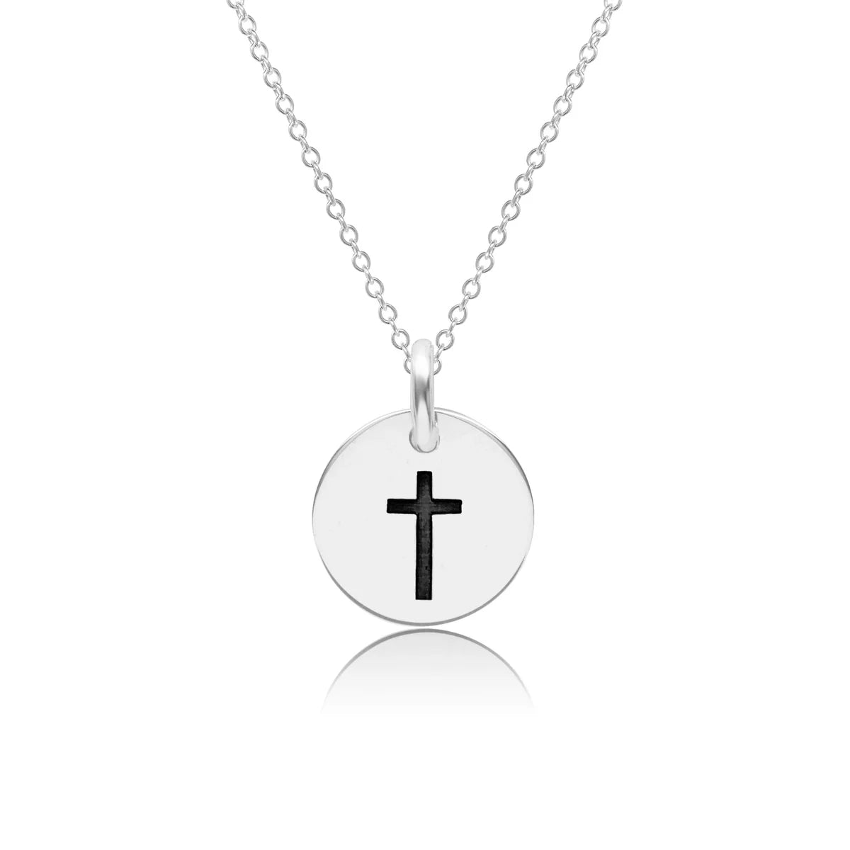 Engravable Cross Necklace