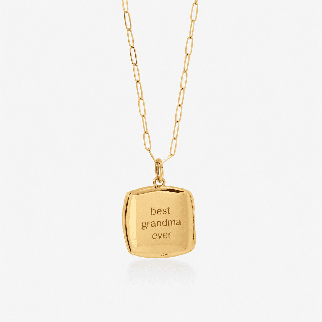 Square Locket Necklace