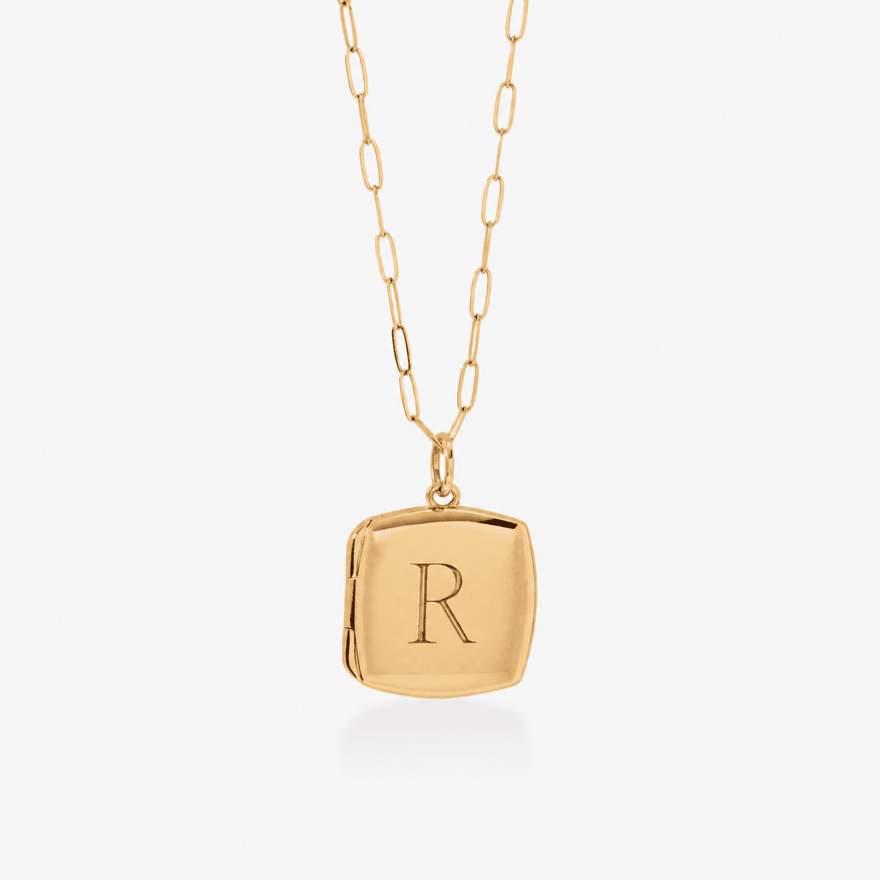 Square Locket Necklace