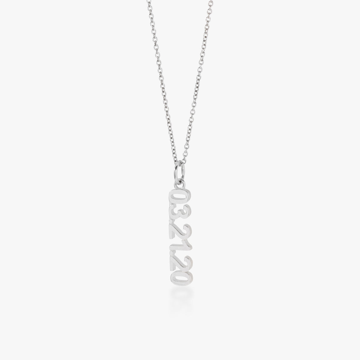 Vertical Date Necklace
