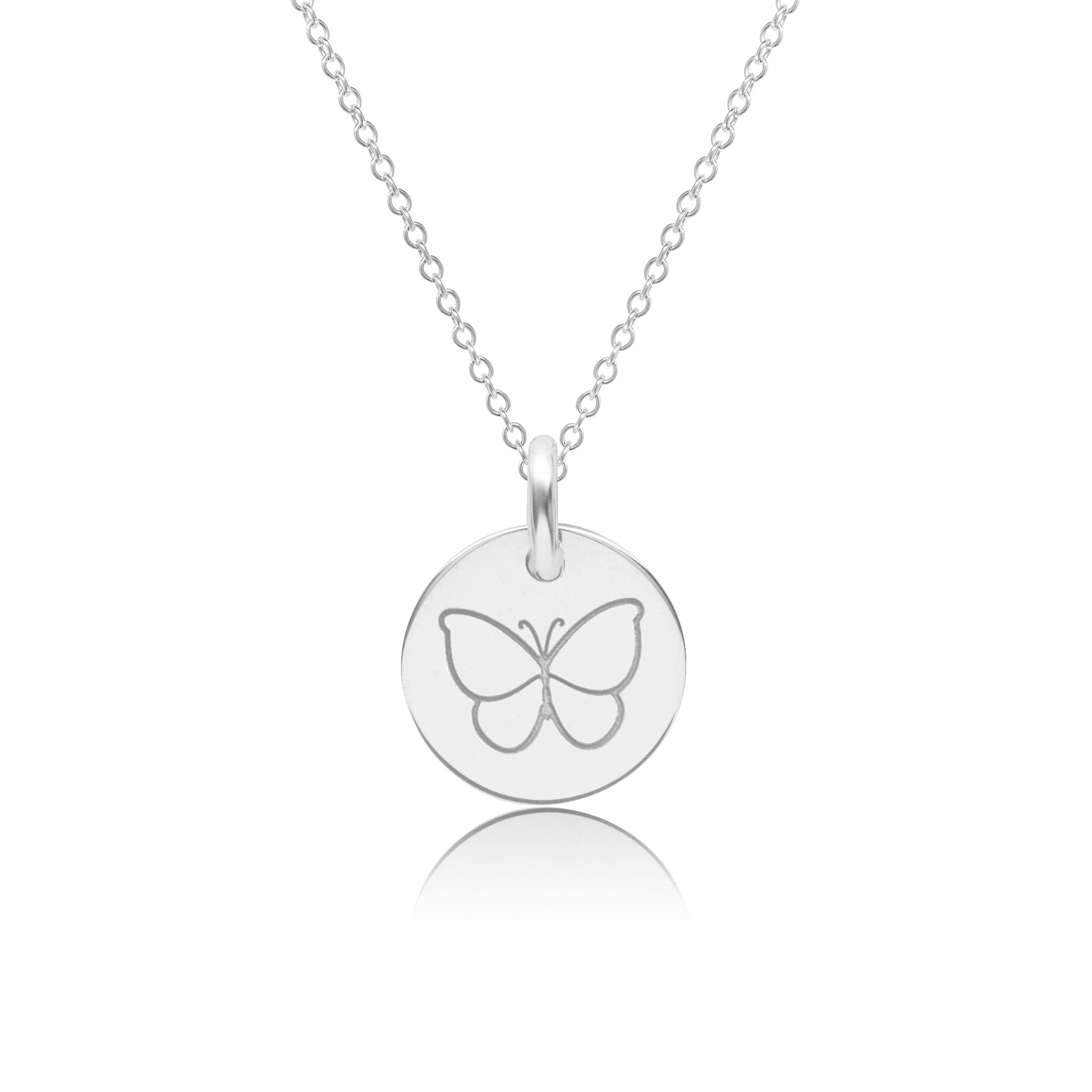 Mini Butterfly Charm Necklace