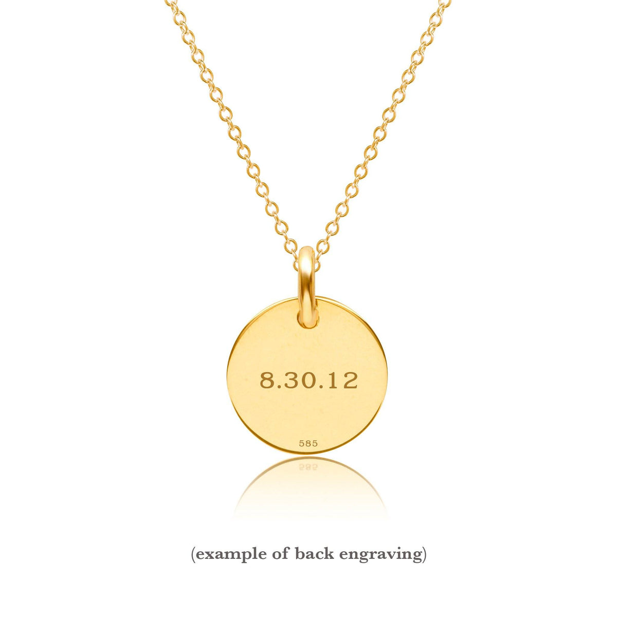 Lower case 2025 e necklace