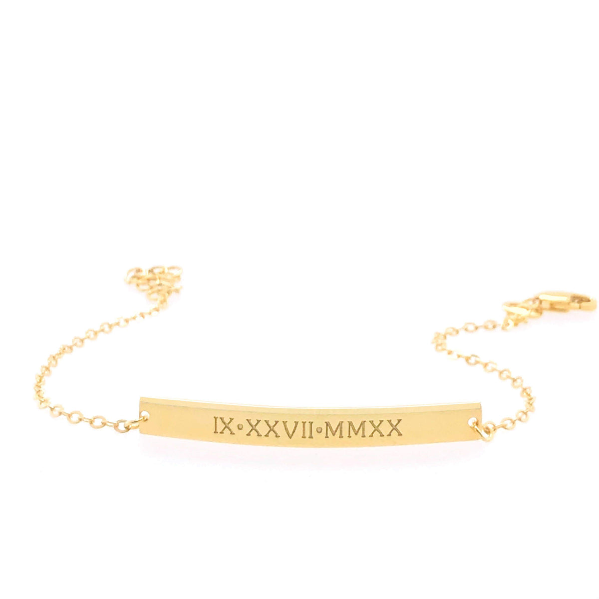 Personalized Gold Bar bracelet, Custom Name Bracelet, Engraved Bracelet,  Initial Nameplate Bracelet, Monogram Bracelet, Bridesmaids Gift