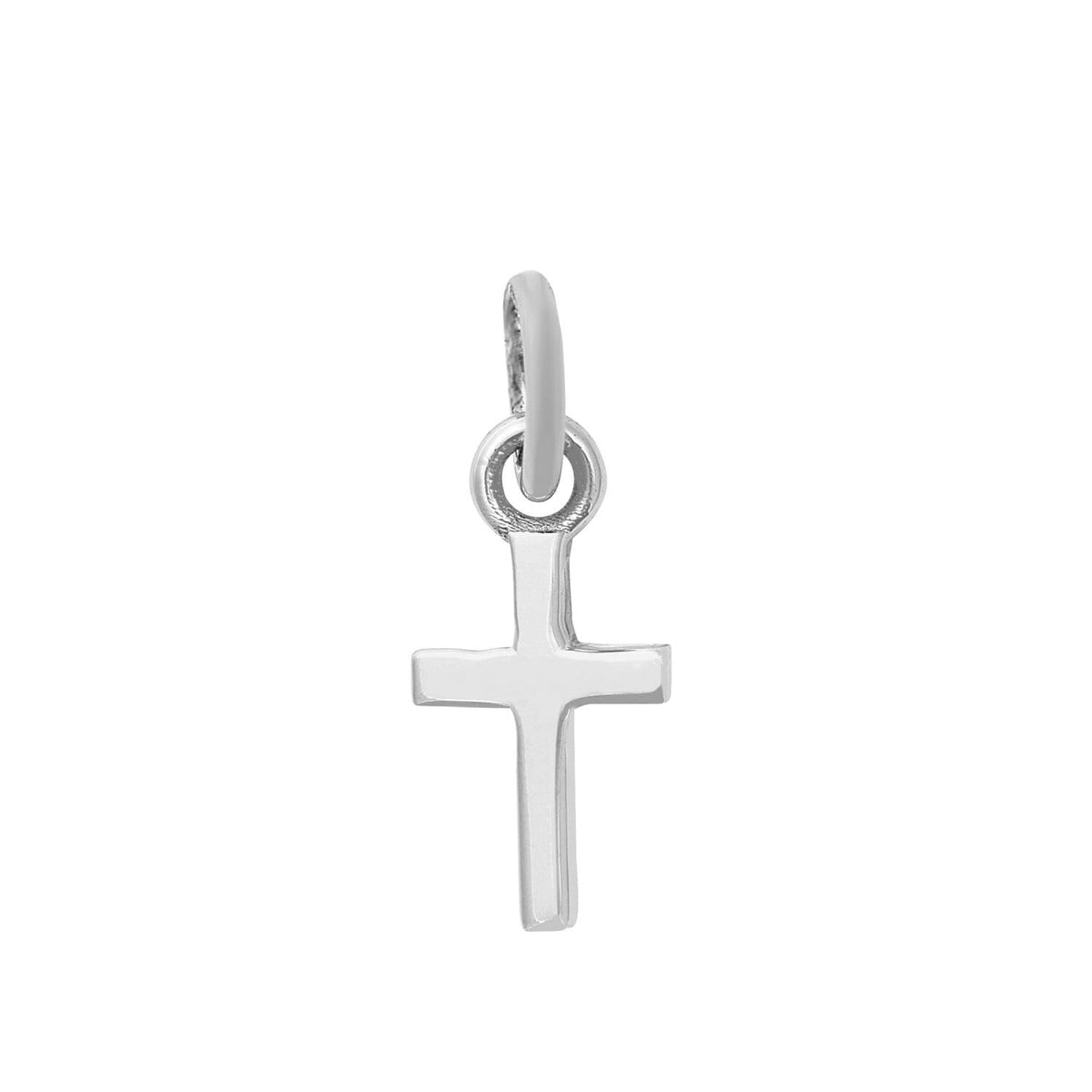 Madi Nelson x 14K Cross Charm 14K White Gold