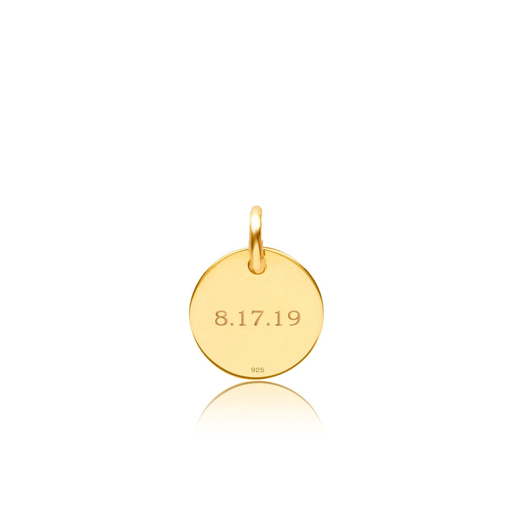 14k Gold Engravable Adoption Symbol